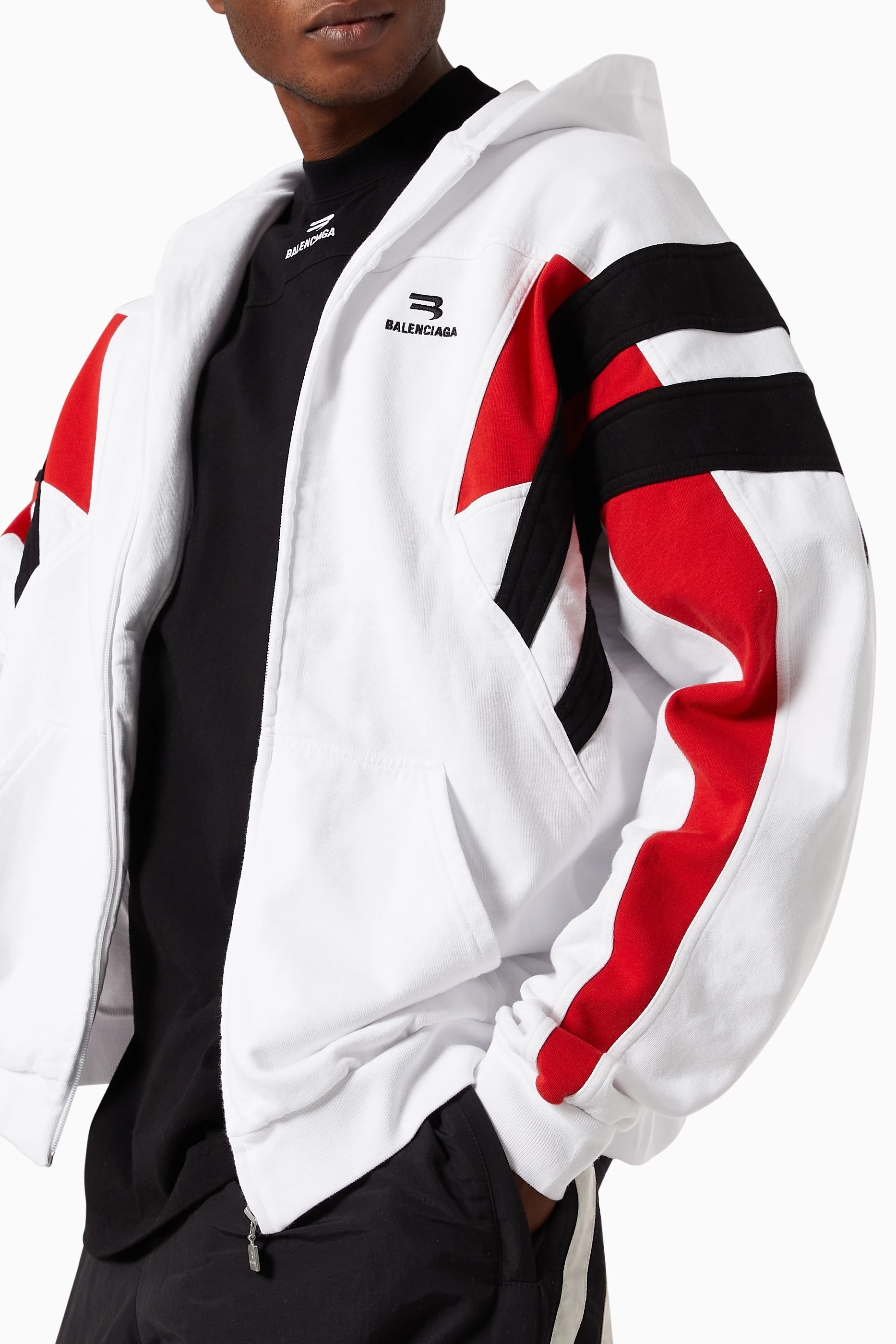 Balenciaga jacket new arrivals red white blue