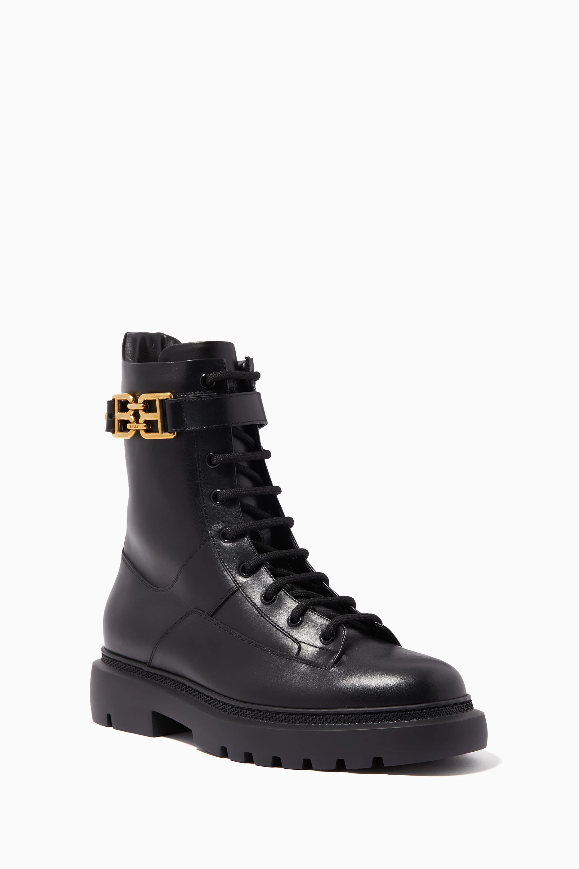 Bally lace outlet up boots