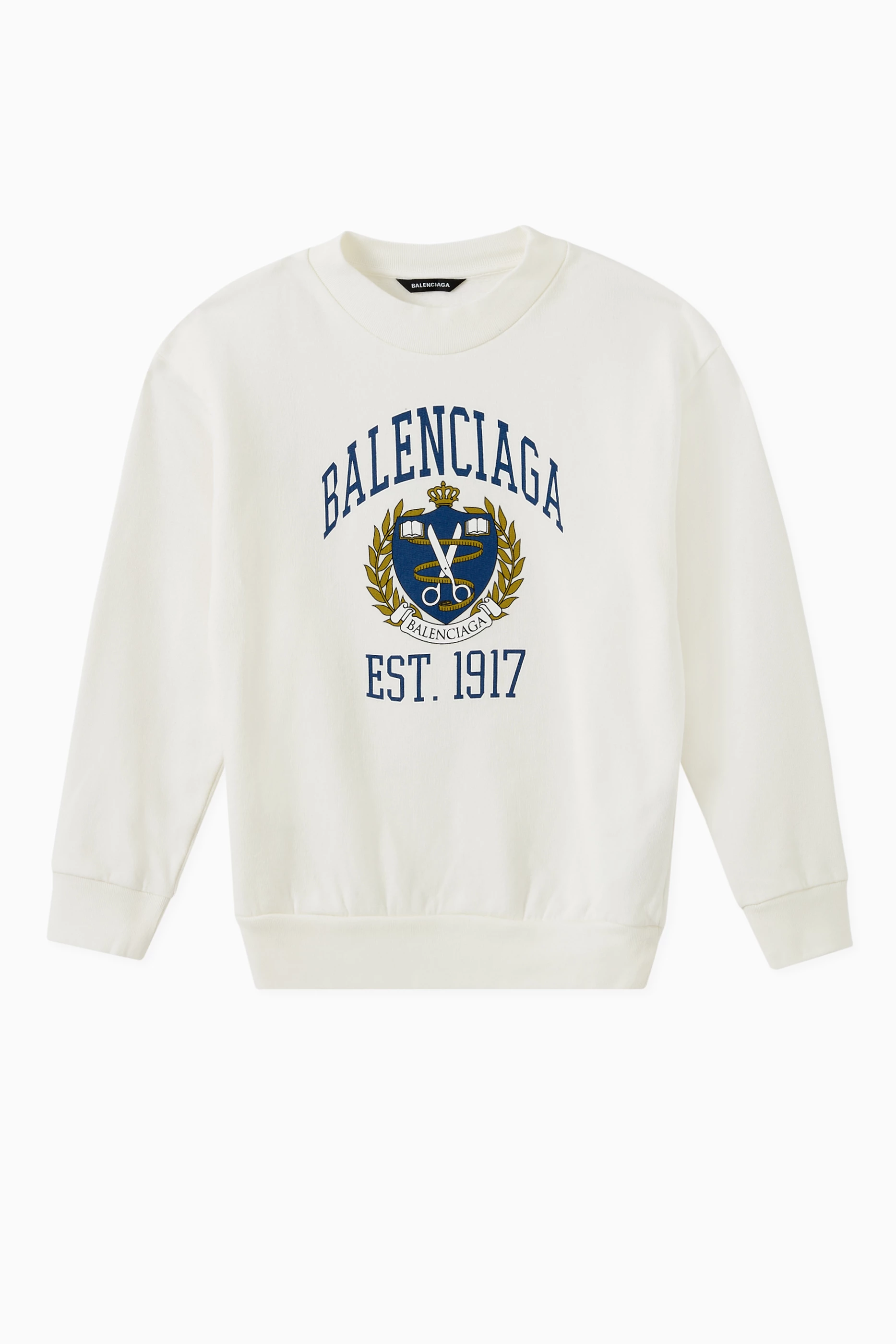 Balenciaga printed outlet cotton sweatshirt