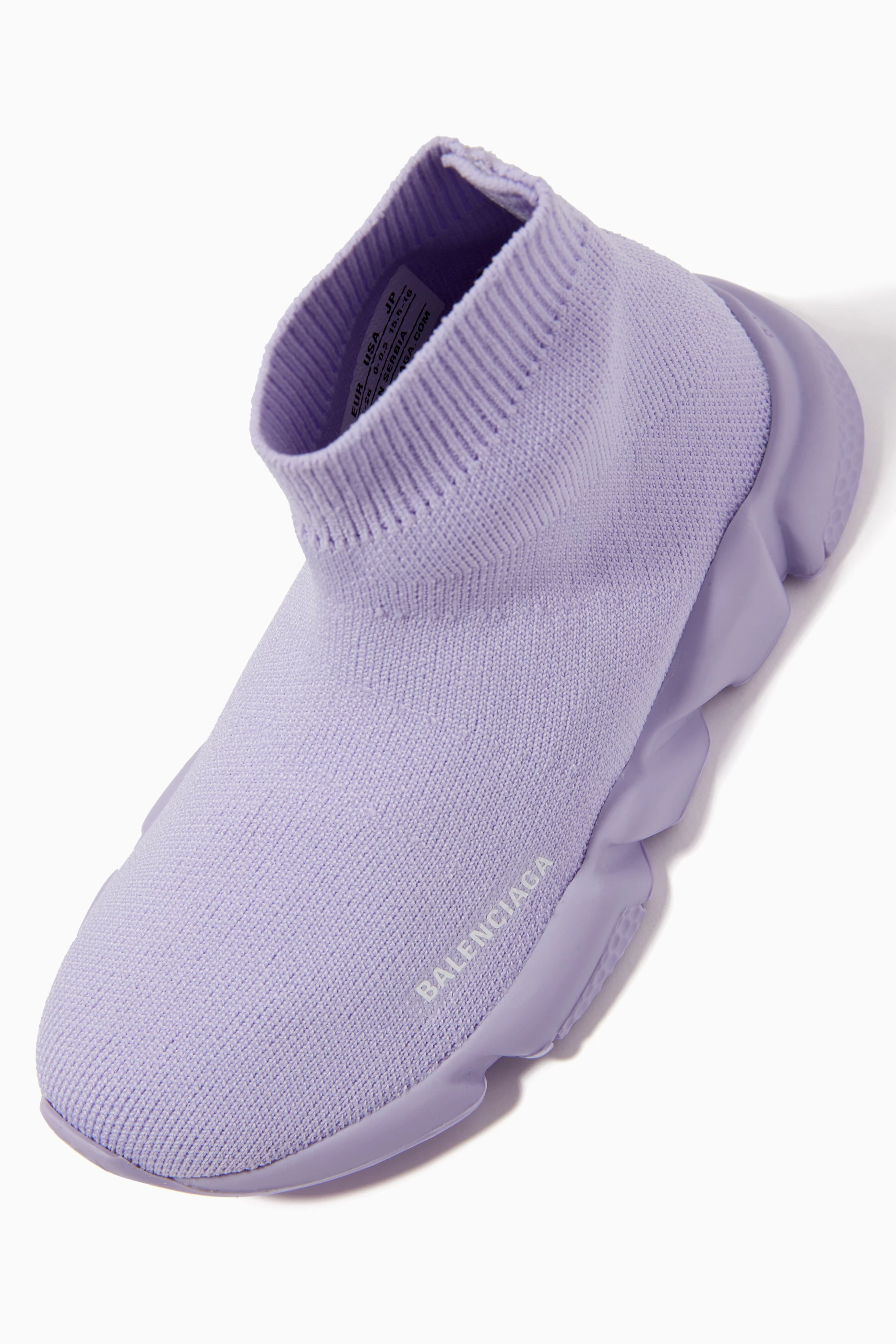 Balenciaga sock shoes purple outlet
