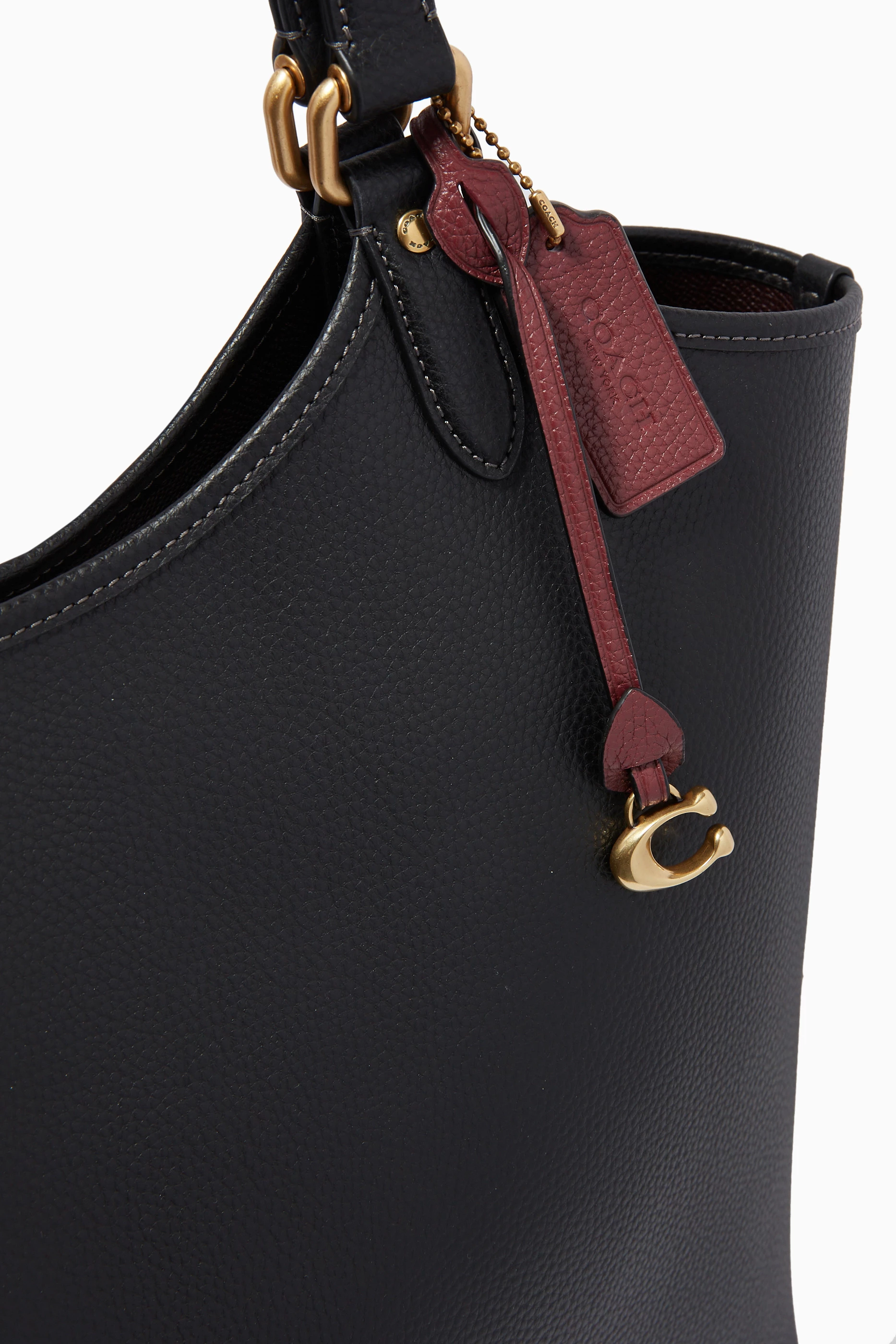 Coach central sales shopper tote black