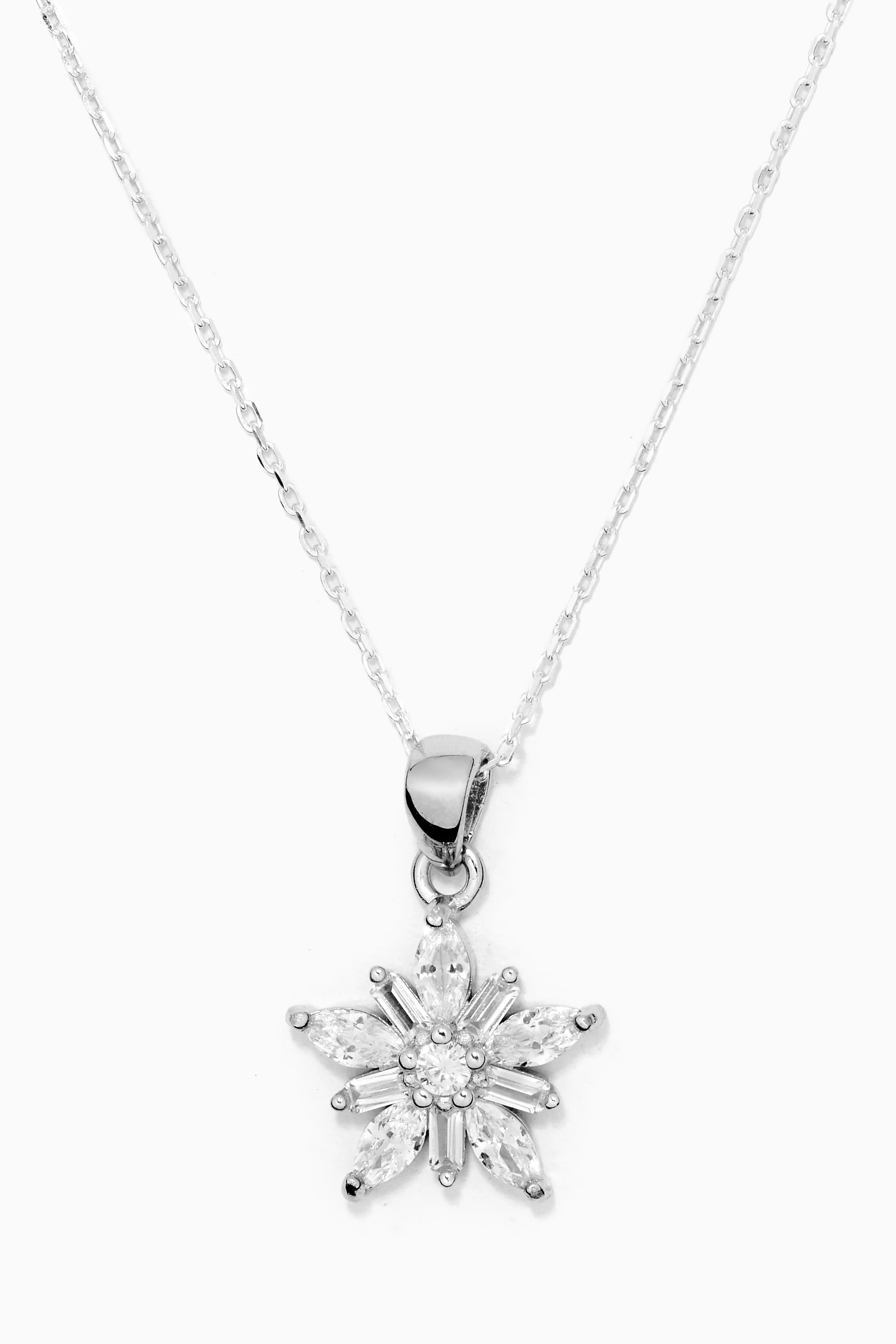 Snowflake necklace new arrivals