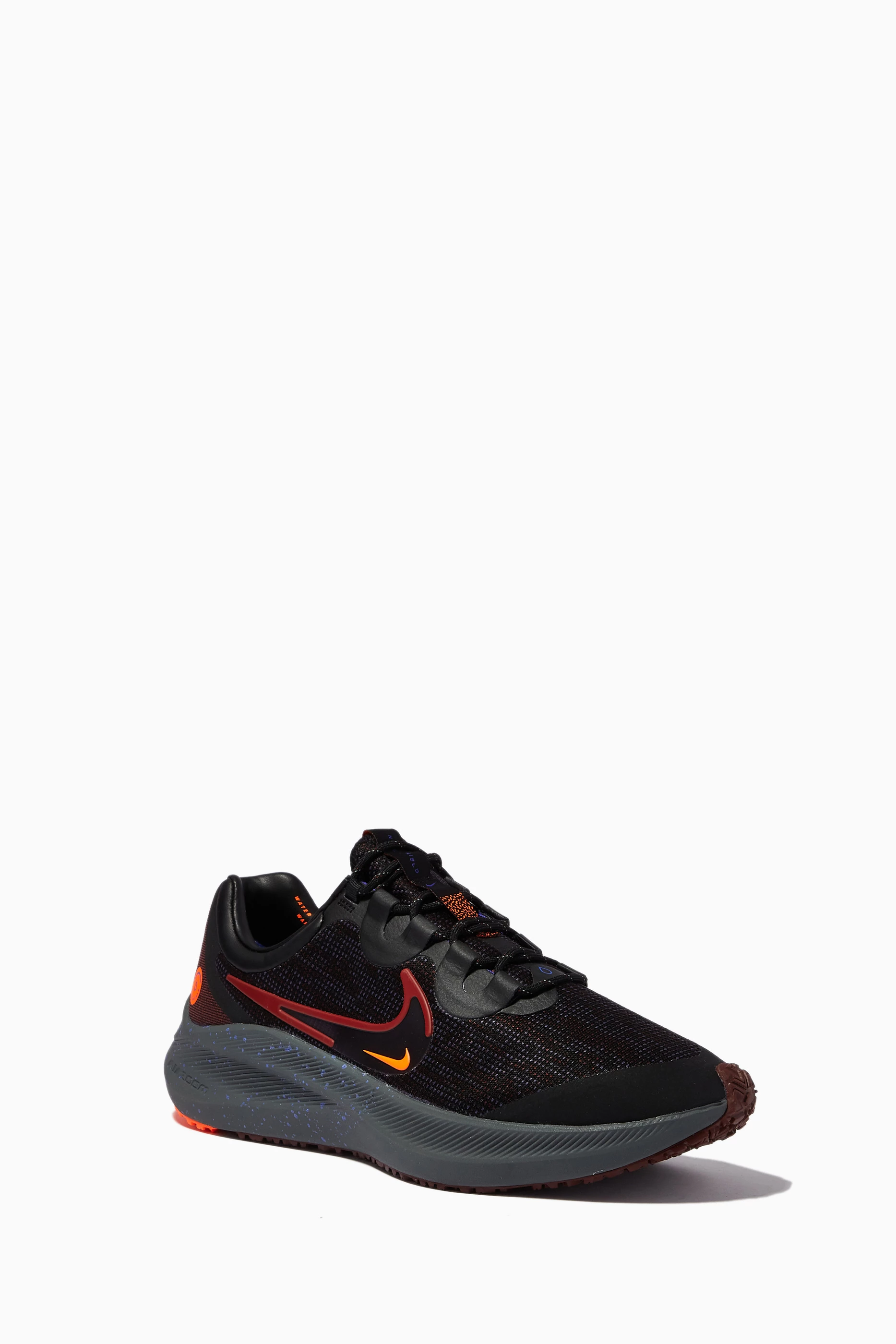Nike epic react flyknit online 2 black and orange