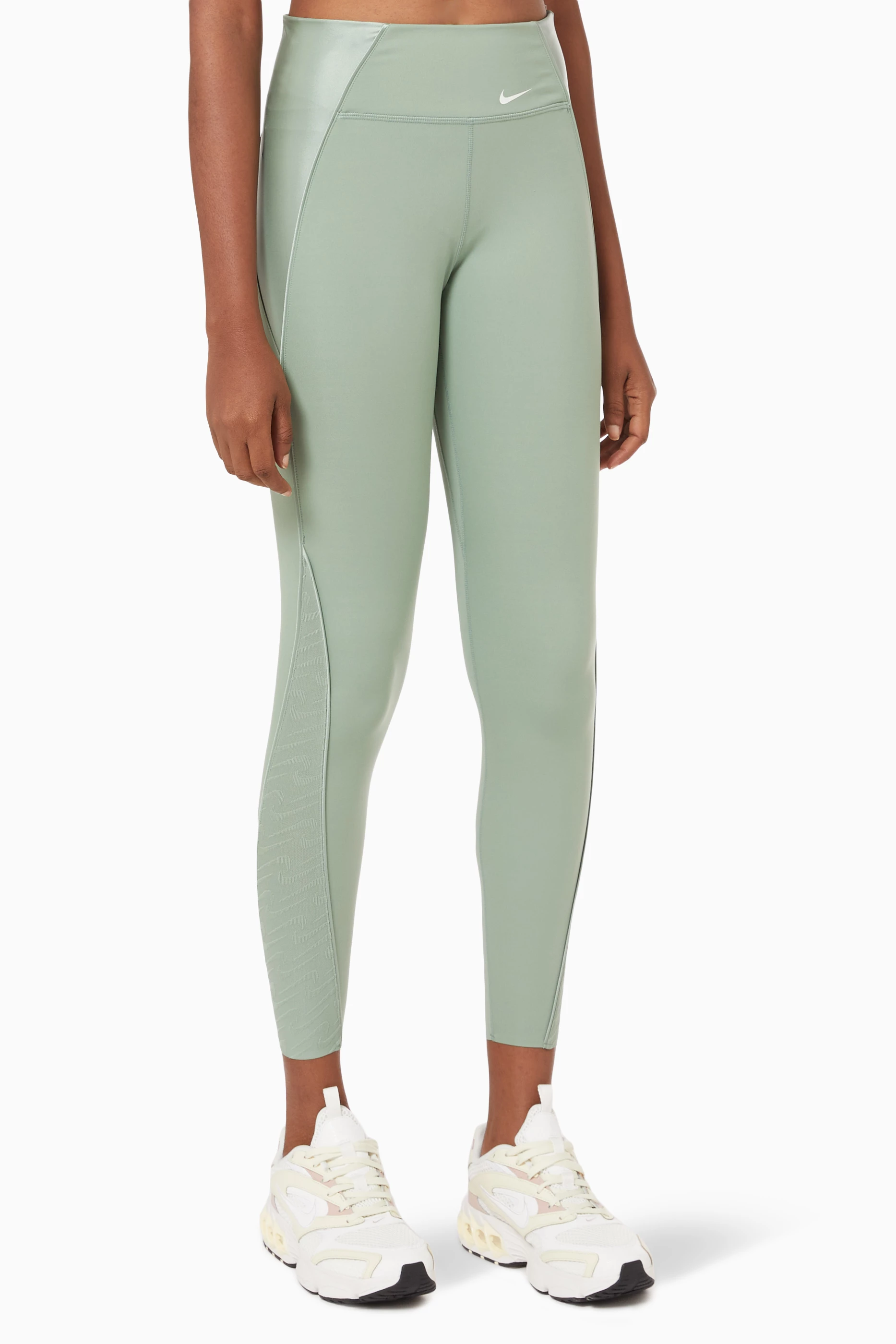 Green shop nike leggings