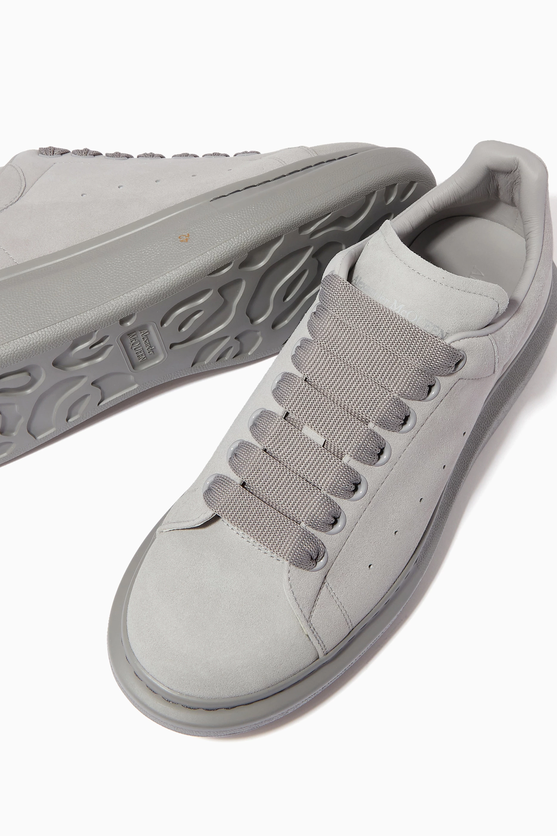 Alexander mcqueen shoes grey suede new arrivals