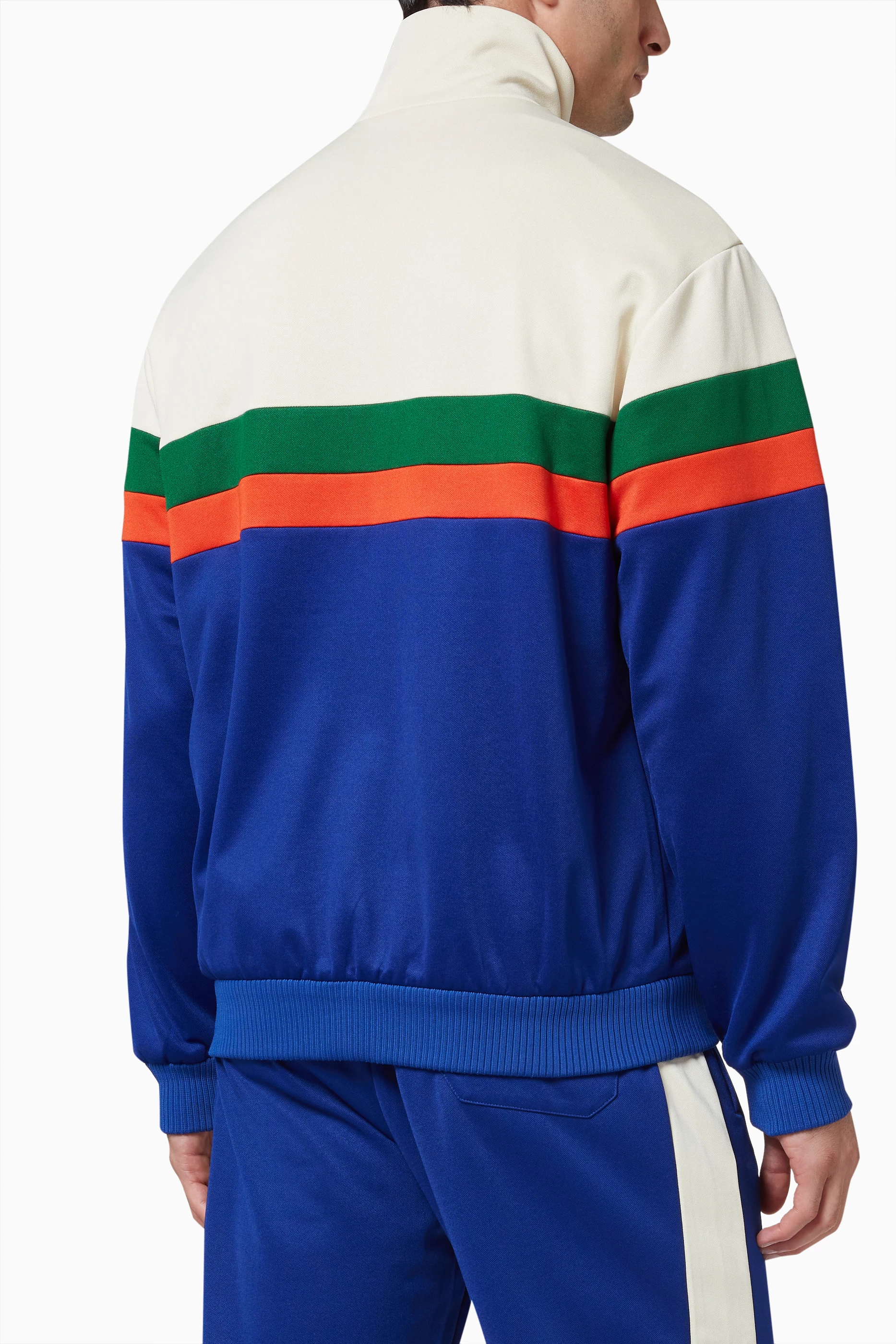 Buy Gucci Blue Original Gucci Jacket in Technical Jersey for Men in