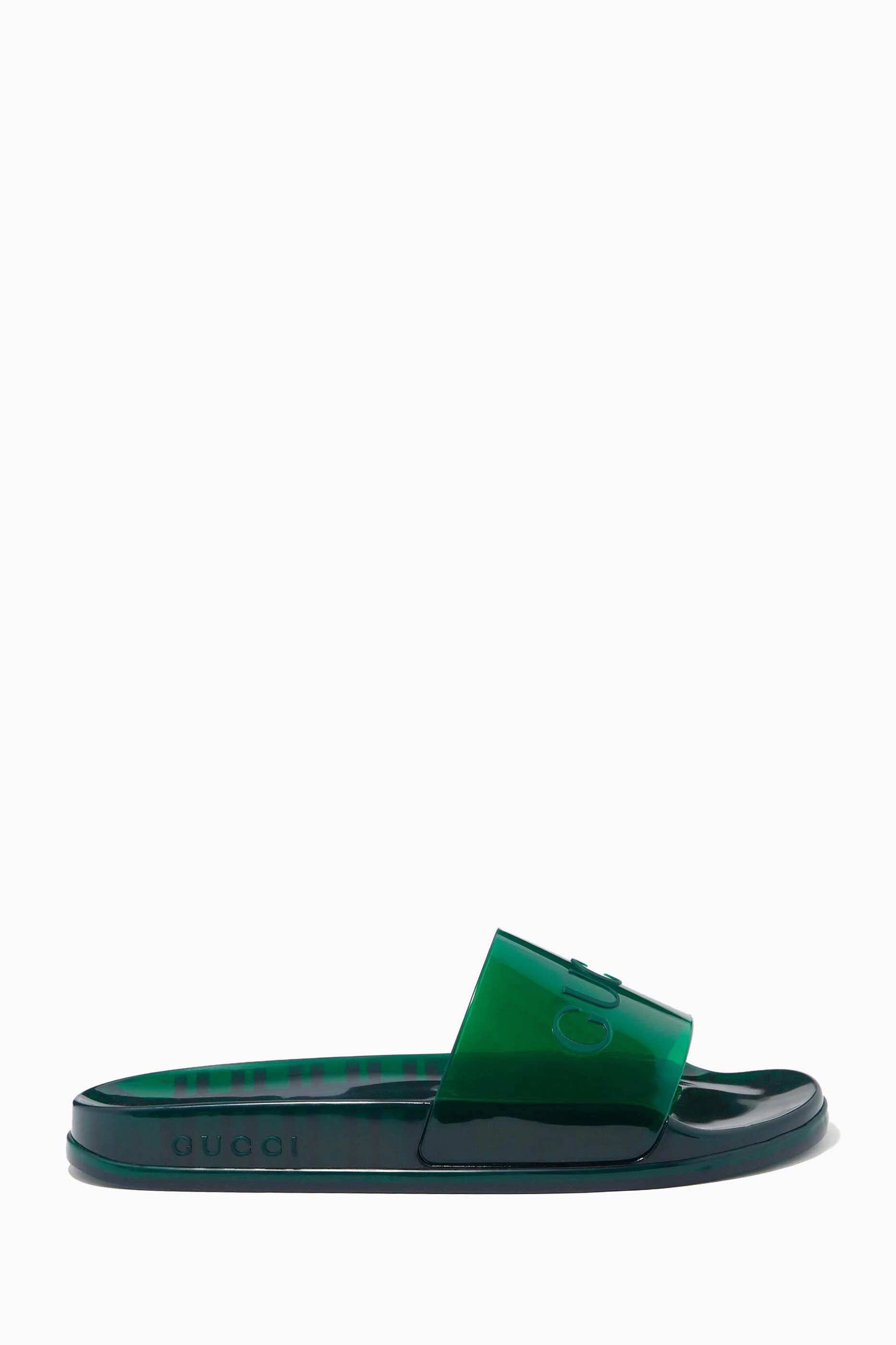 Gucci slides green store