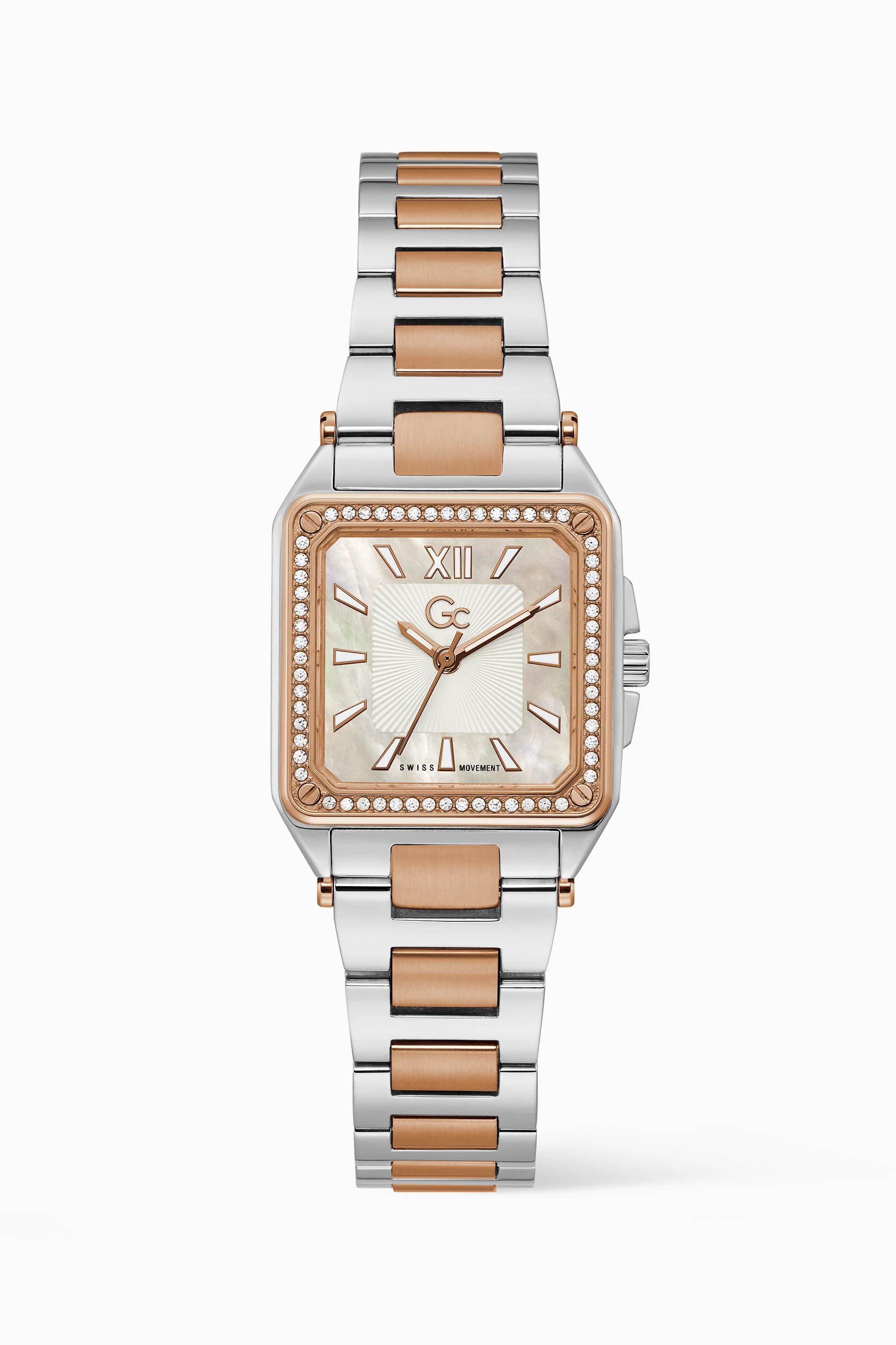Buy GC Multicolour Couture Square Quartz Watch 28mm for Women in