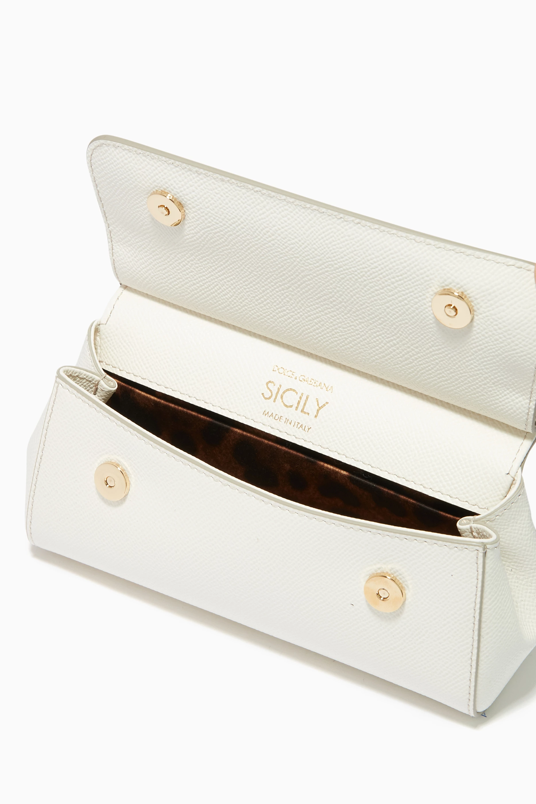 Dolce and gabbana white outlet bag