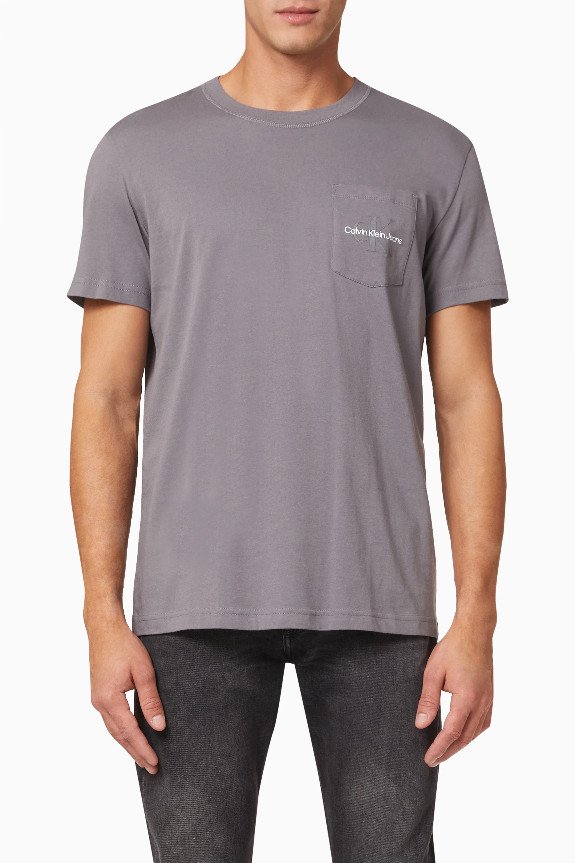 Calvin klein jeans grey t shirt new arrivals