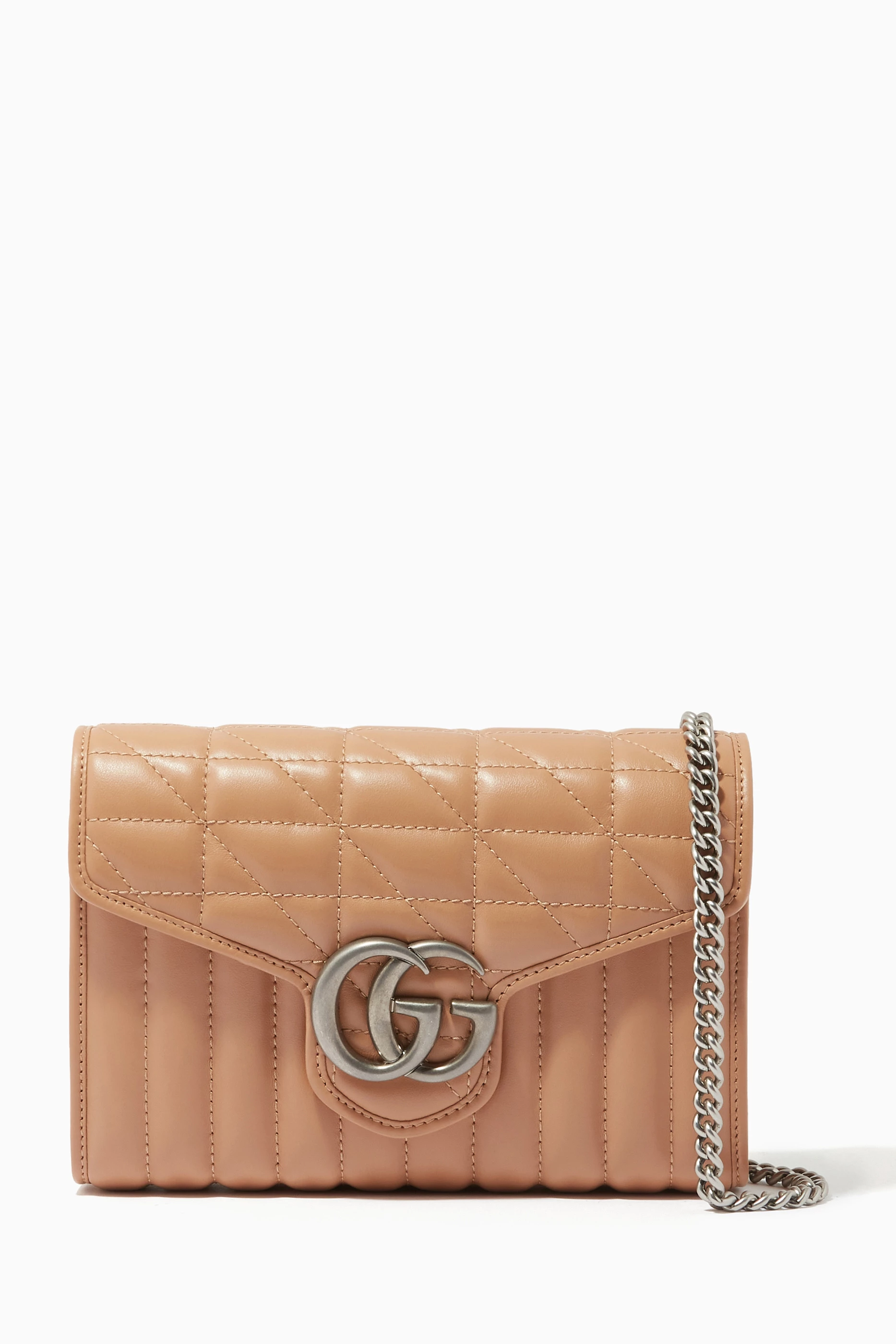 Gucci marmont 2.0 leather wallet on a chain new arrivals
