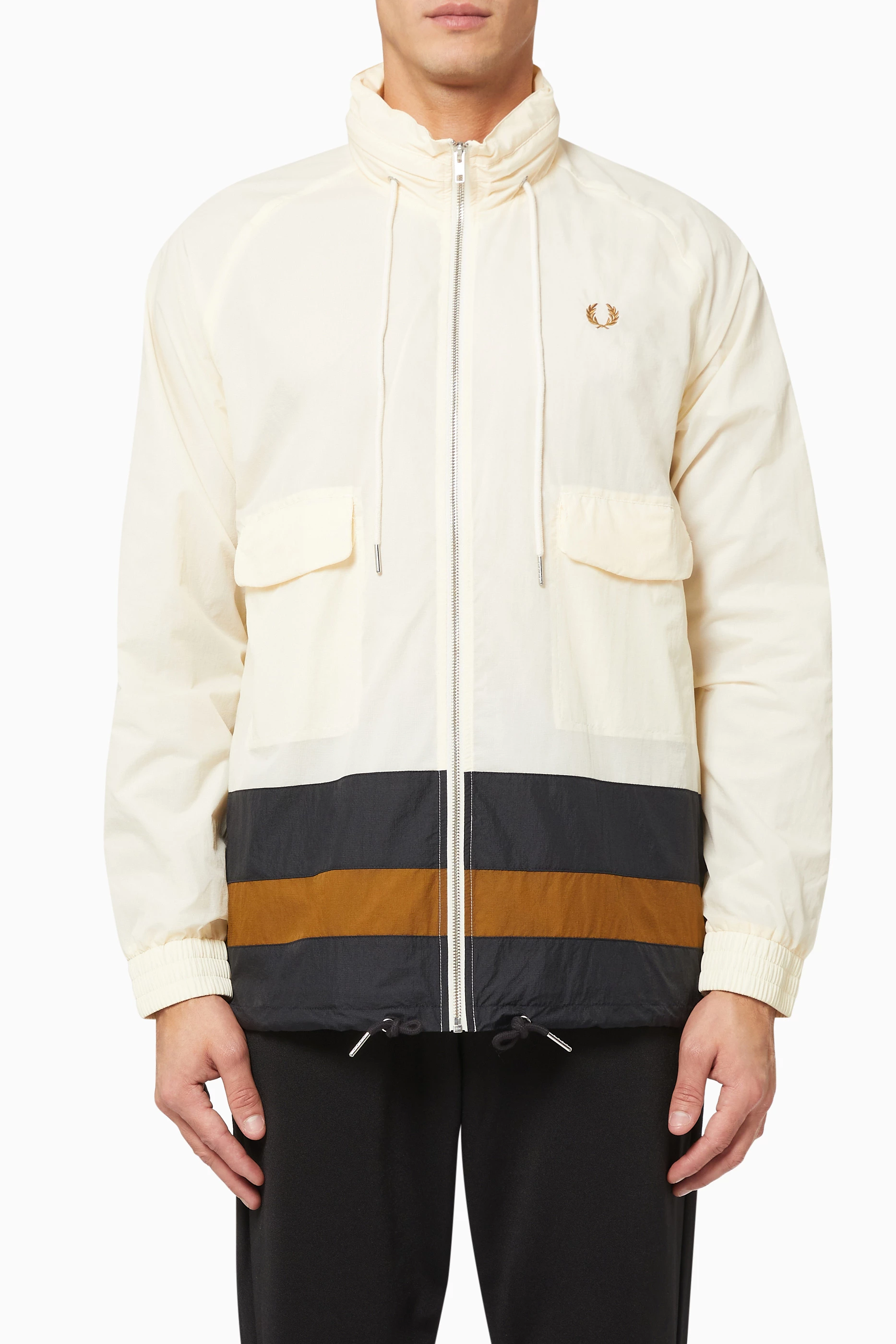 Fred perry packaway hood jacket online