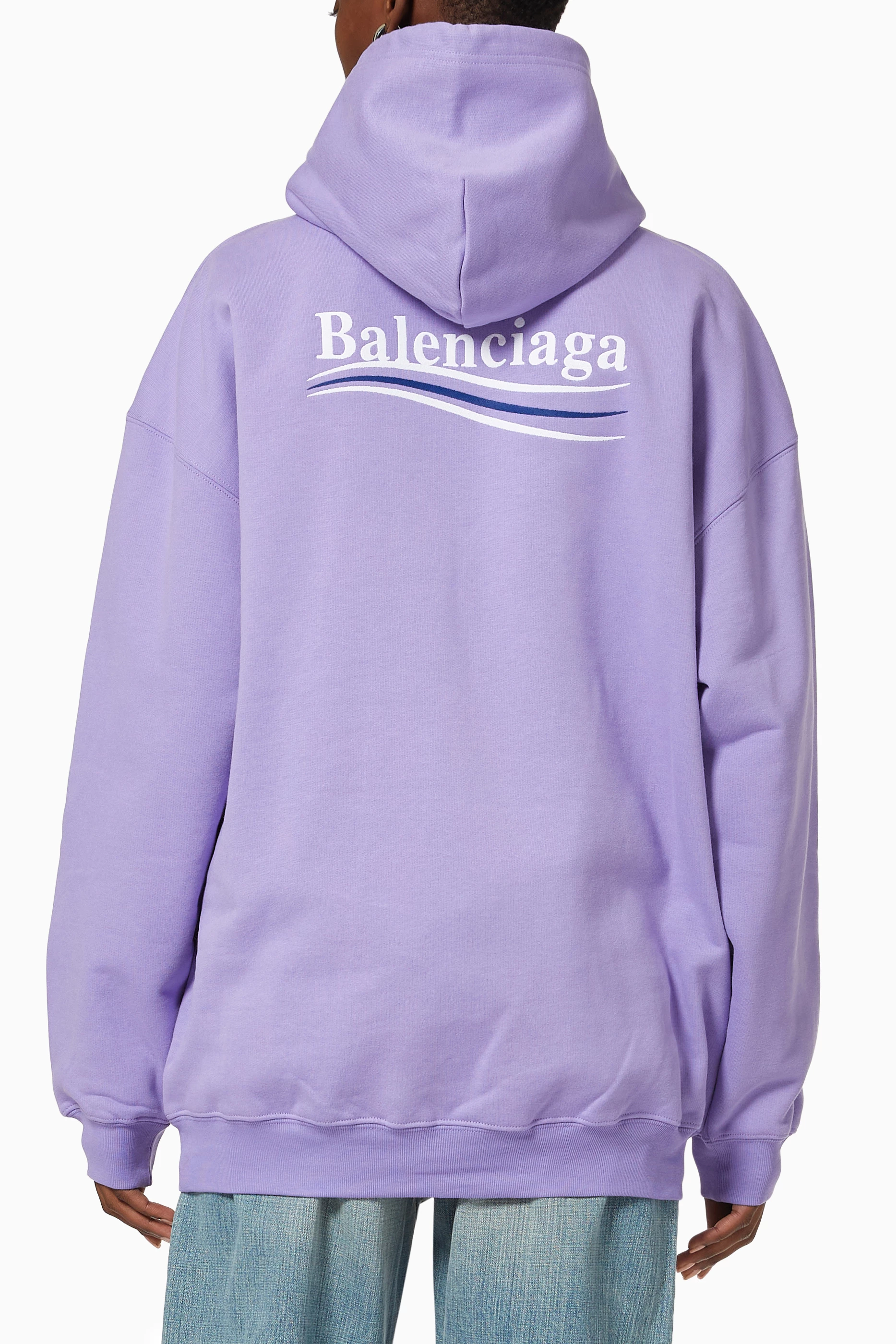 Balenciaga 2025 purple hoodie