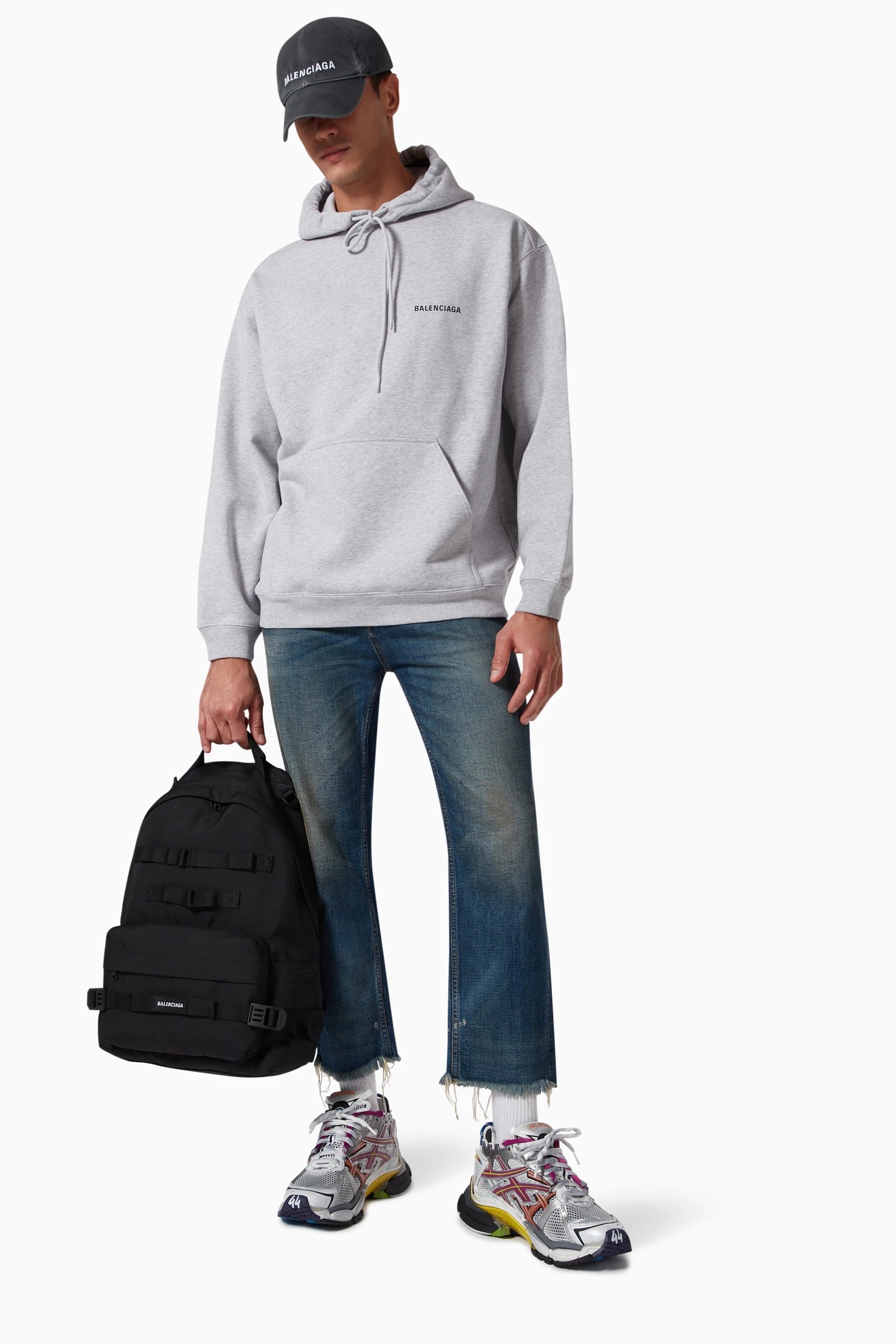 Balenciaga hoodie clearance mens grey