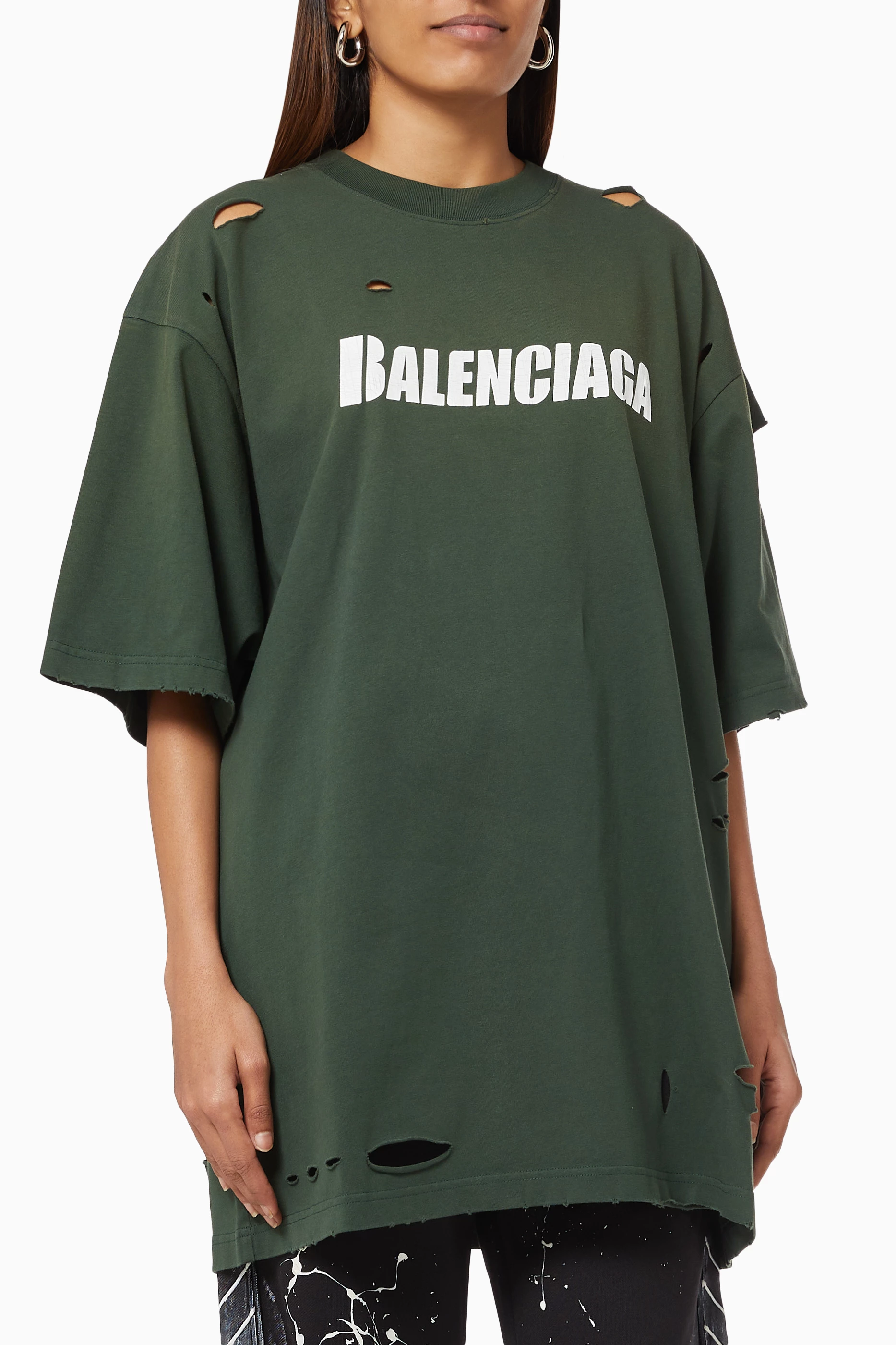 Balenciaga t shirt dress hotsell