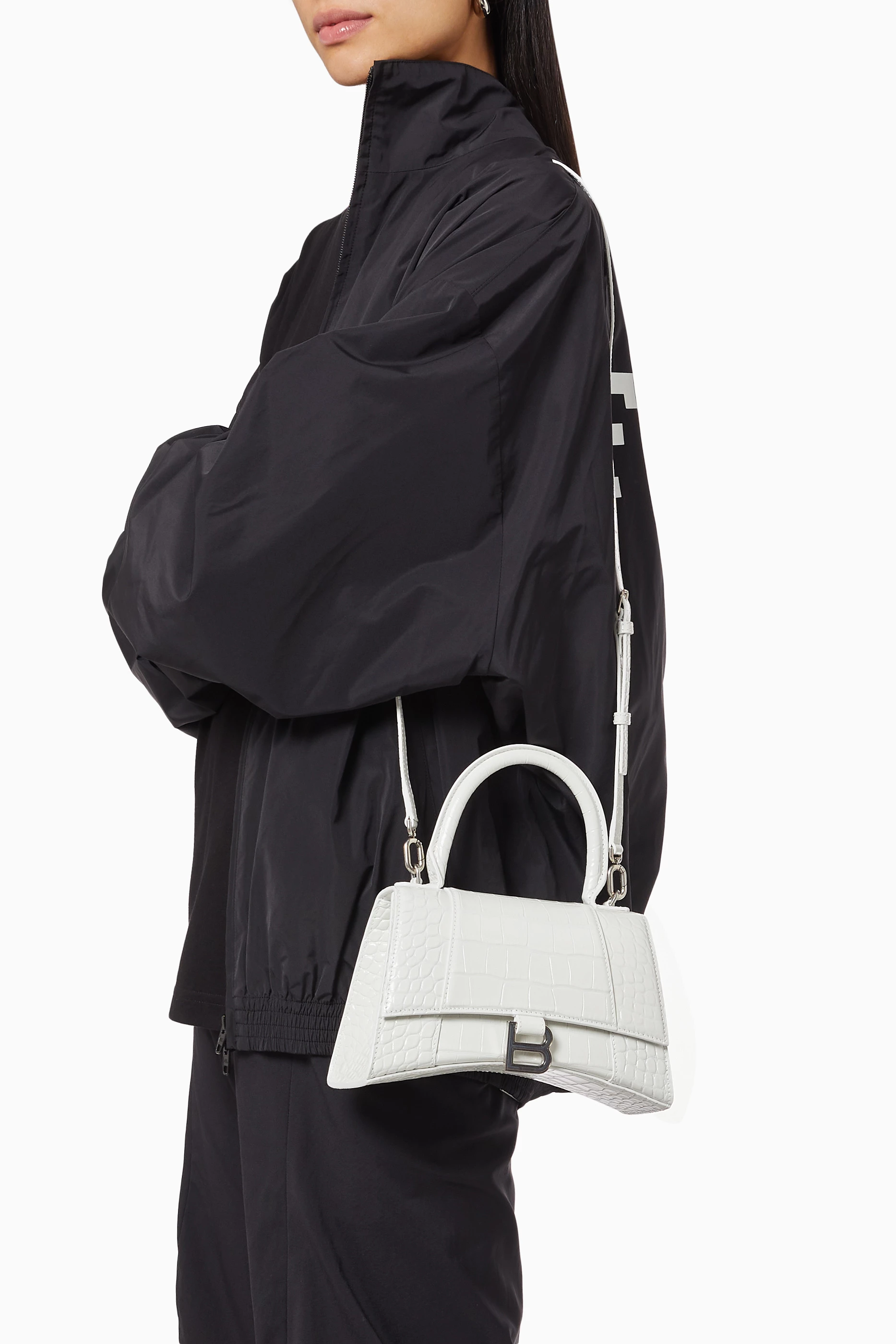 Balenciaga hourglass bag white deals