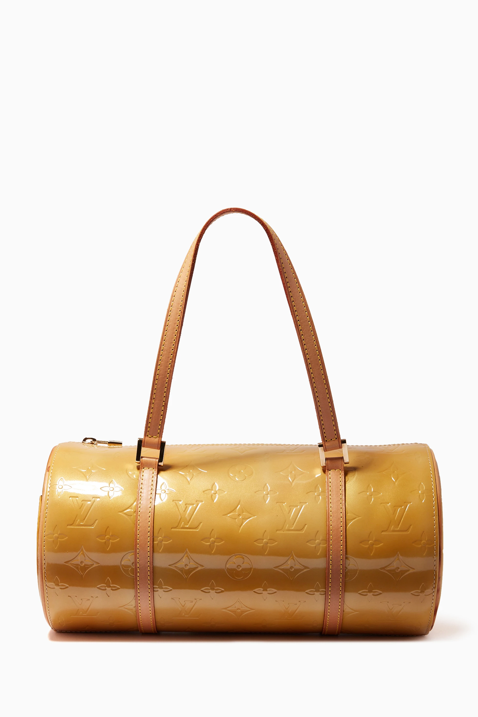 Louis Vuitton Yellow Monogram Vernis Papillon Bag – Curated by Charbel