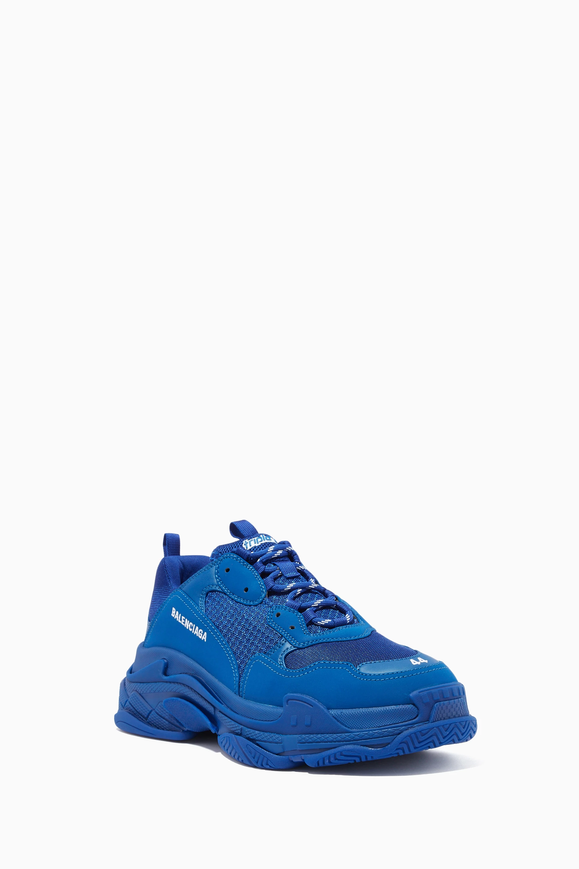 Mens blue balenciaga sneakers hotsell
