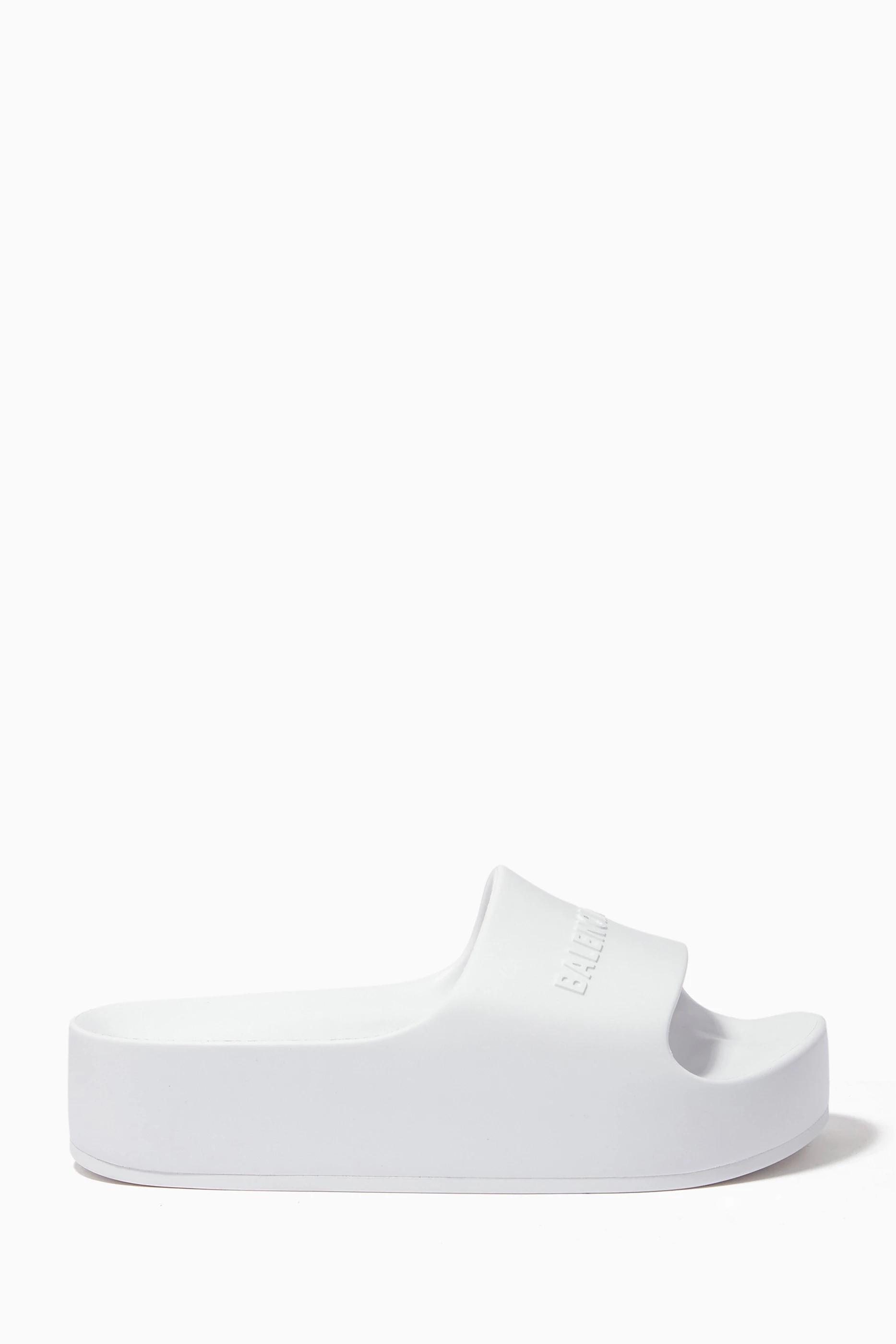 White balenciaga slides womens store