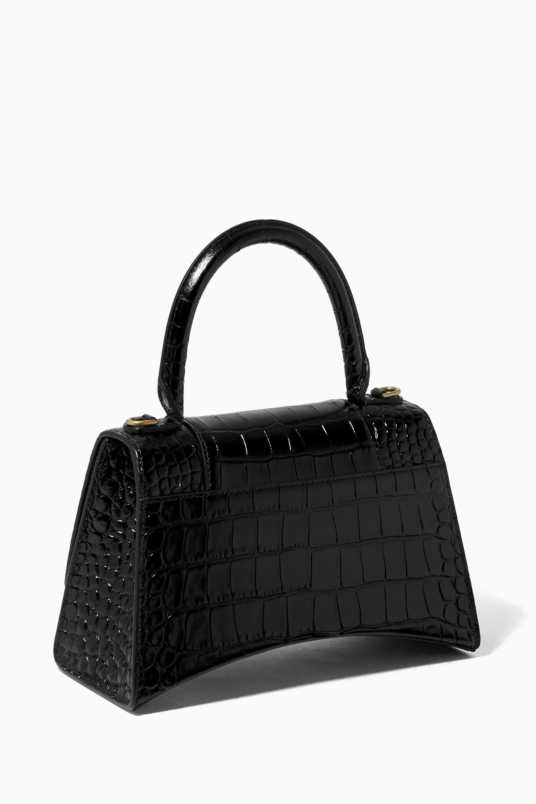 Balenciaga hourglass croc small outlet