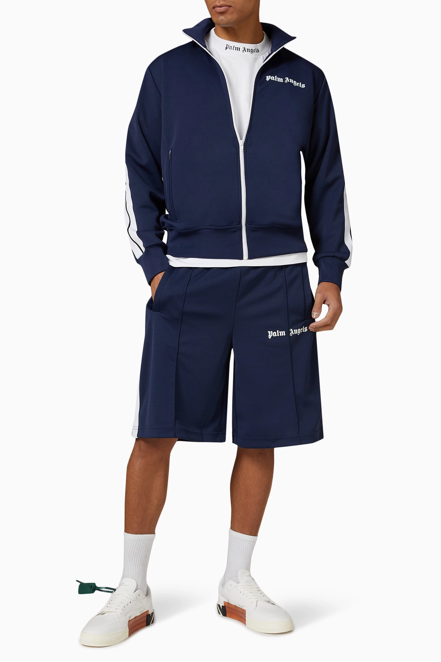 Buy Palm Angels Blue Classic Track Jacket for Men in UAE Ounass