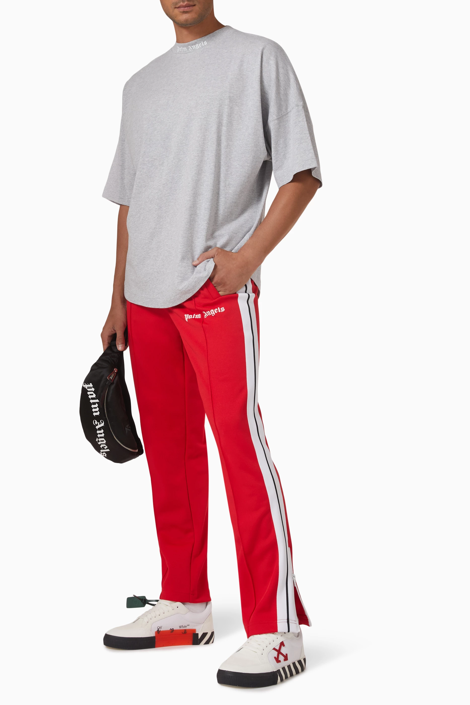Red palm angels track pants shop