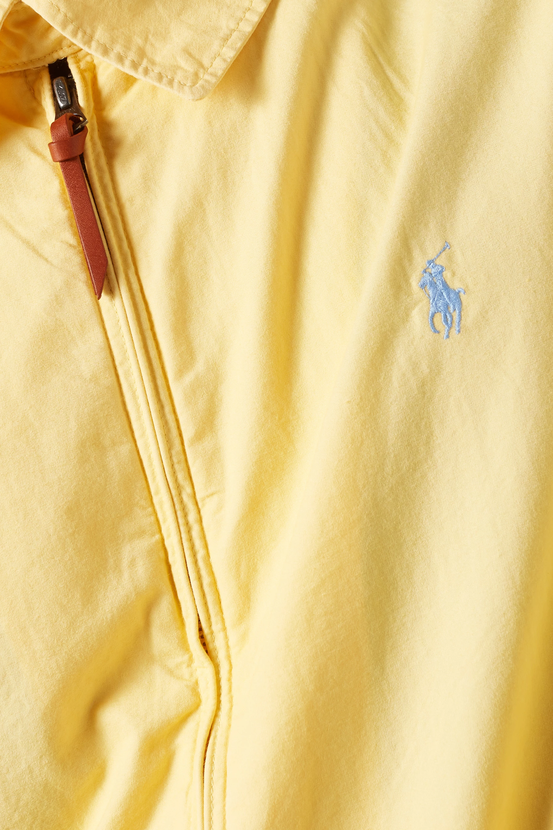Buy Polo Ralph Lauren Yellow Bayport Jacket in Cotton Poplin for