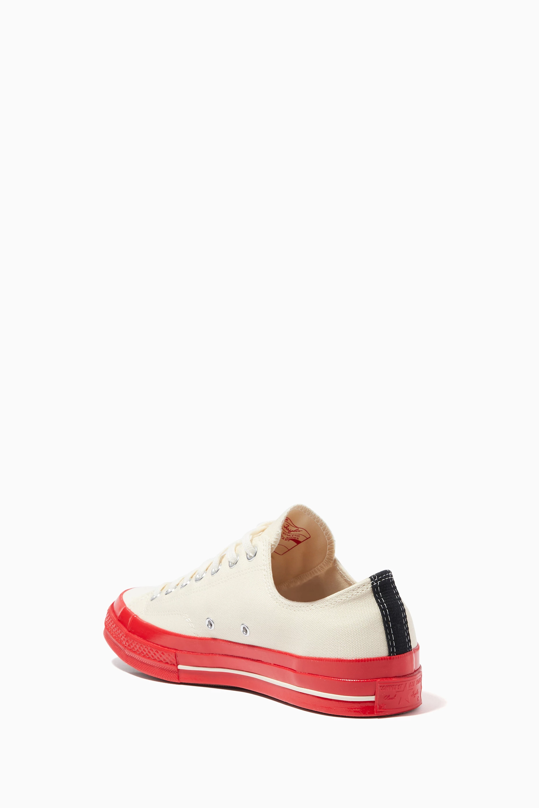 Buy Comme des Gar ons PLAY White x Converse CT70 sneakers in