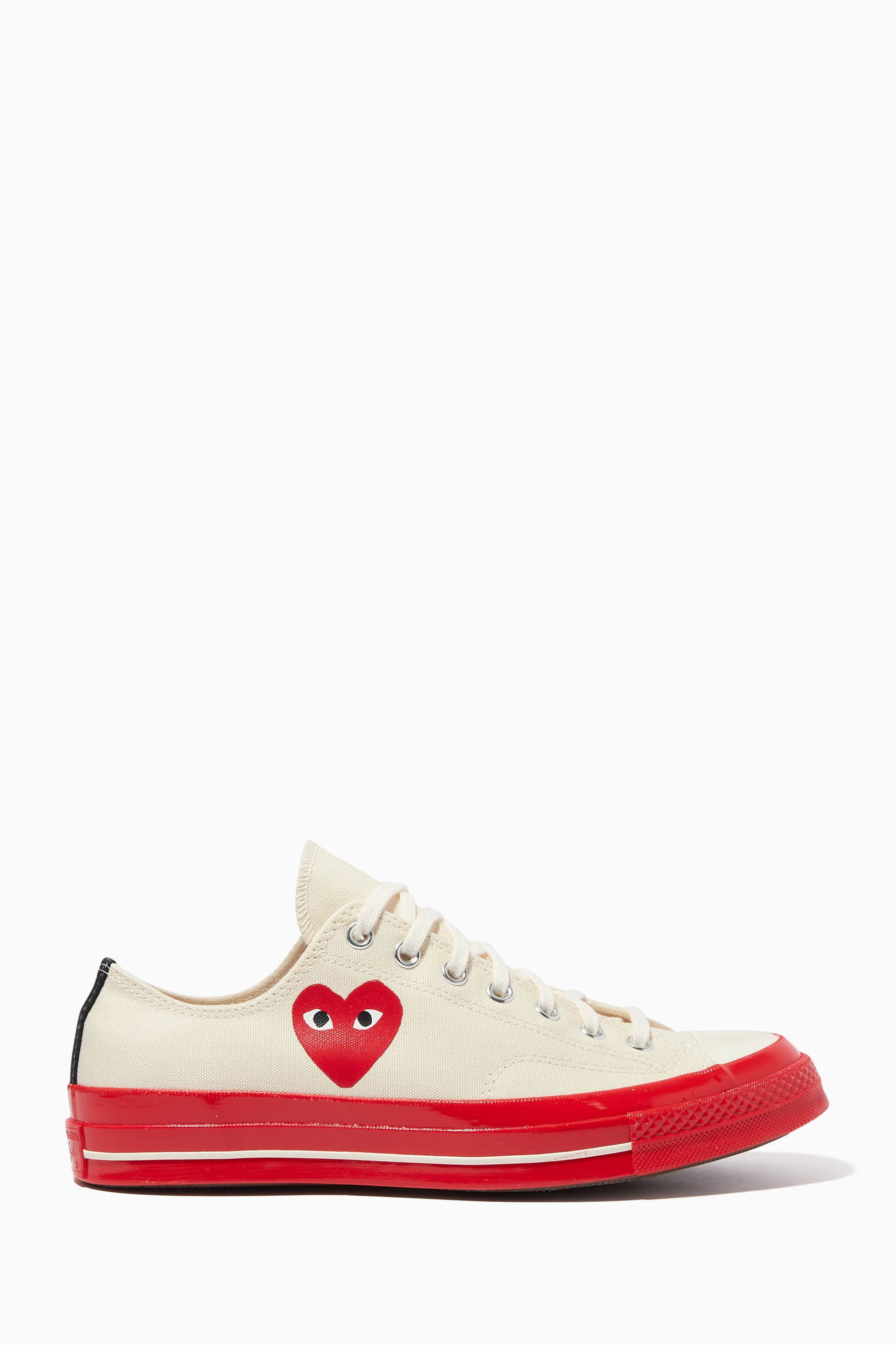 Buy Comme des Gar ons PLAY White x Converse CT70 sneakers in
