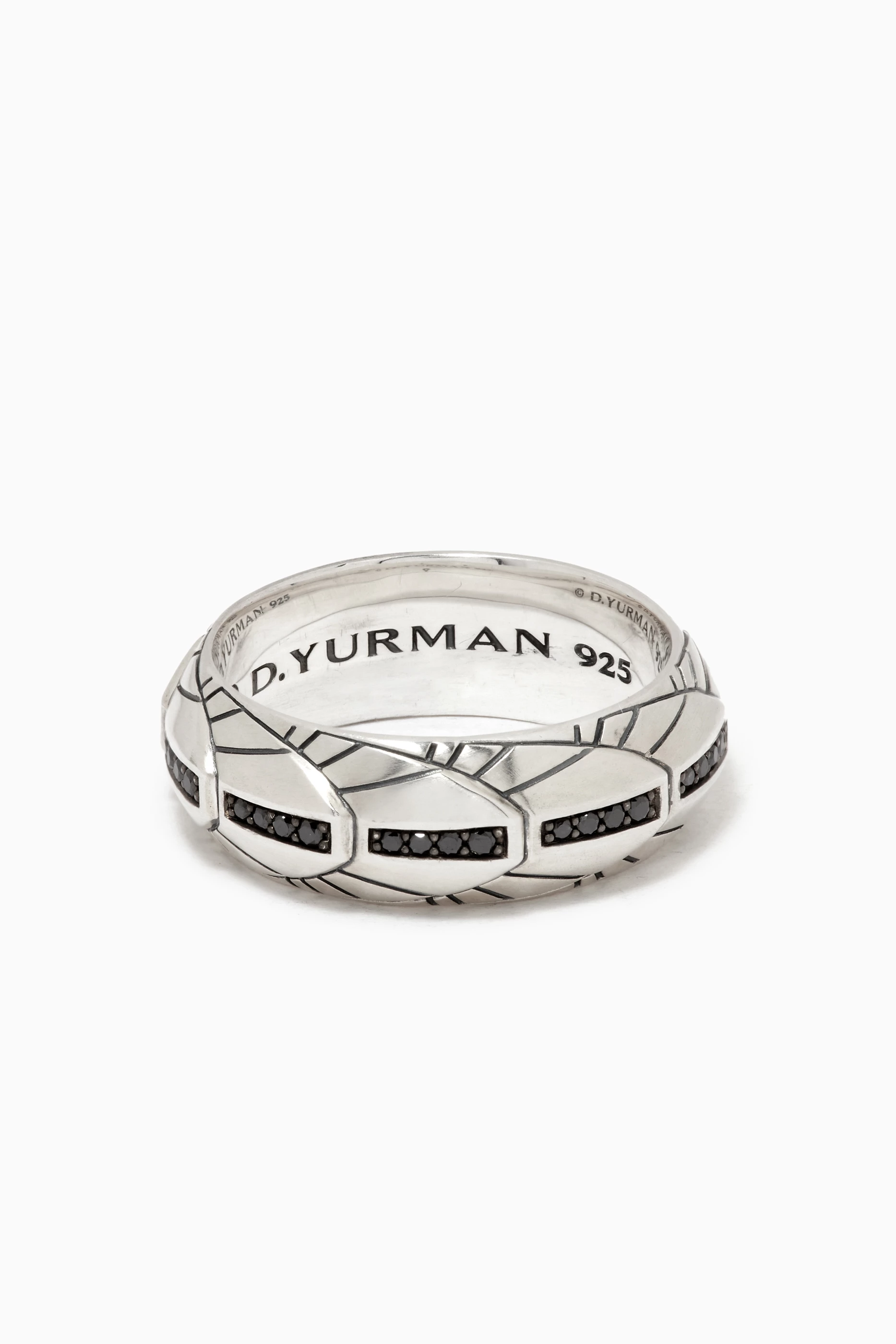 Diamond on sale band silver