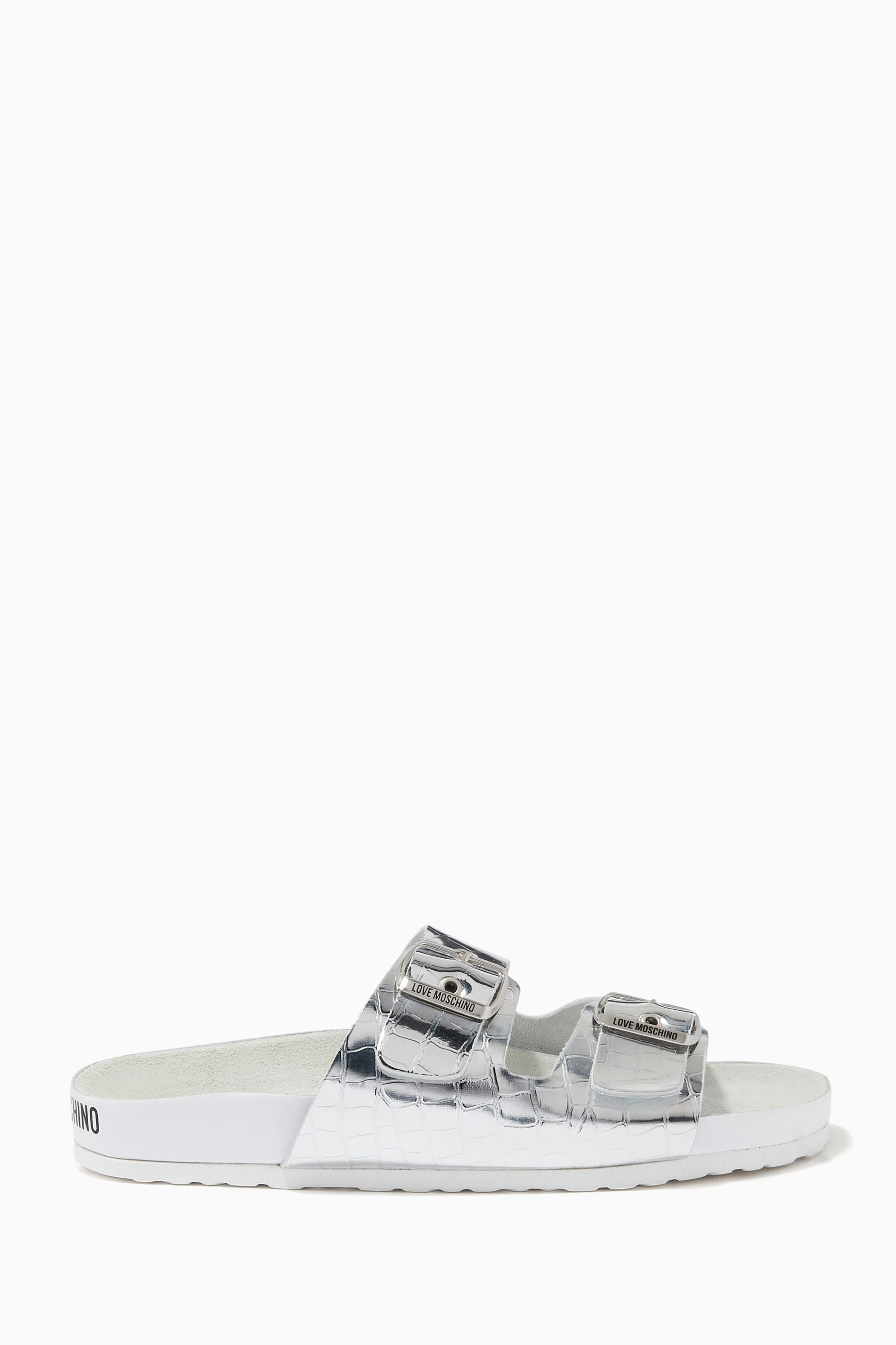 Love moschino slide 2025 sandals