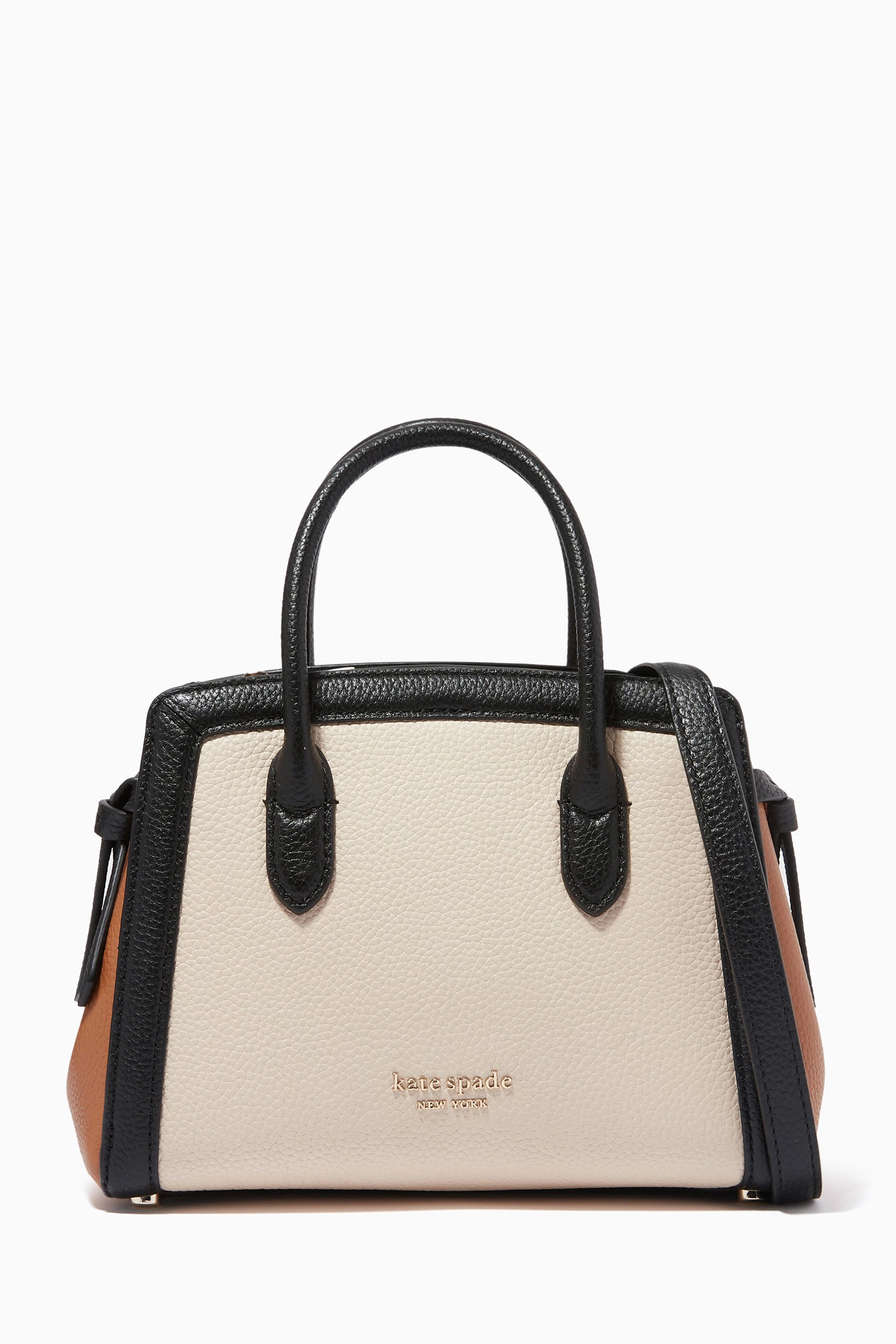 Buy Kate Spade New York Multicolour Knott Mini Colour block Satchel Bag in Leather for Women in UAE Ounass