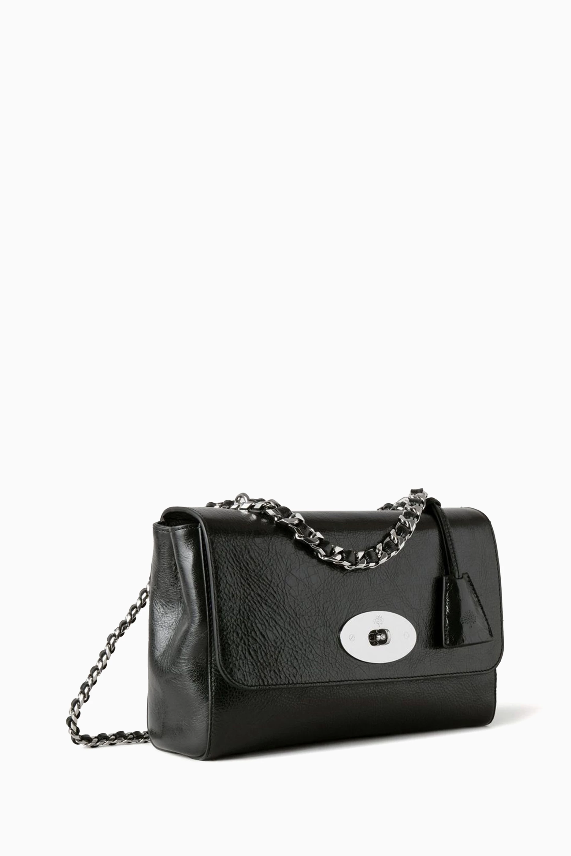 Mulberry lily top bag black