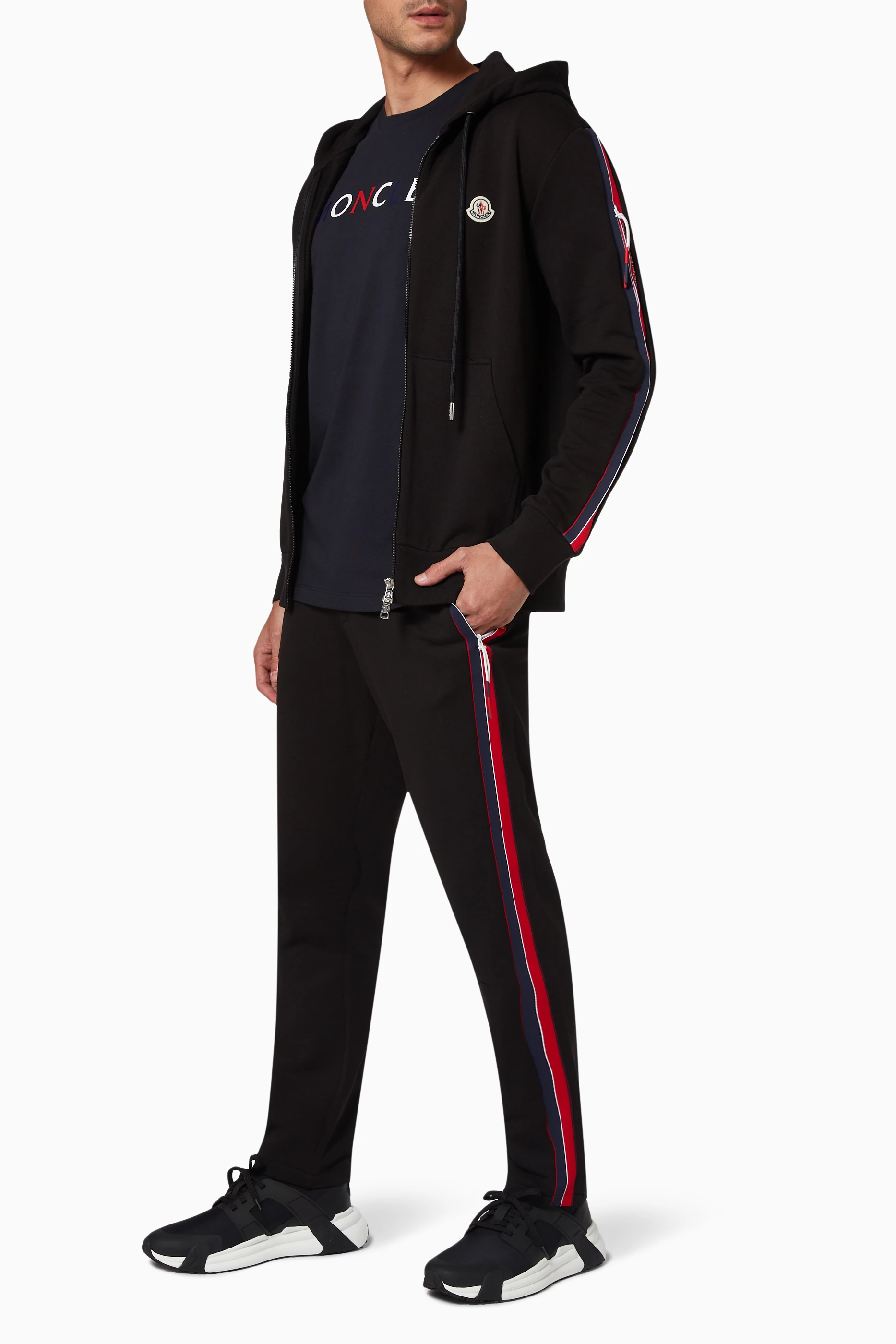 Moncler shop tracksuit mens