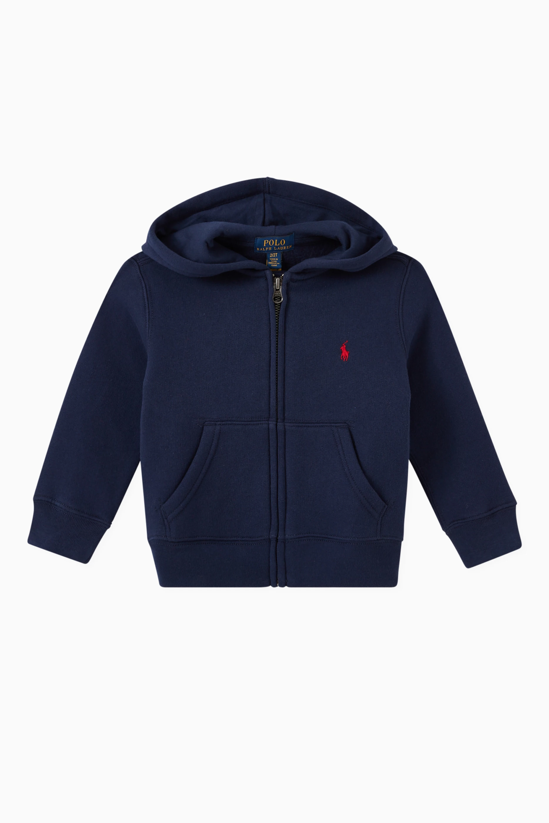 Polo hoodie hot sale blue