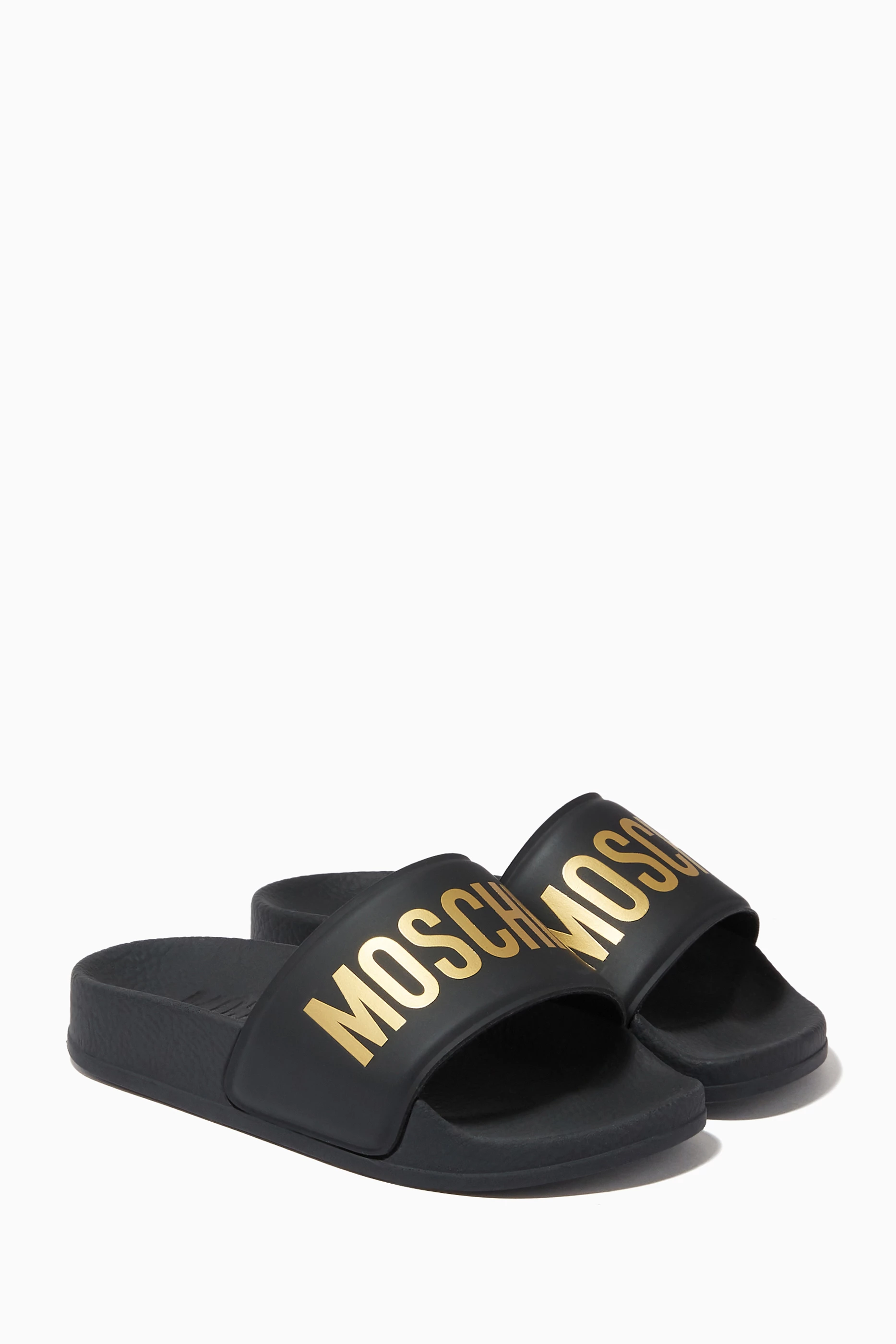 Moschino slides black 2025