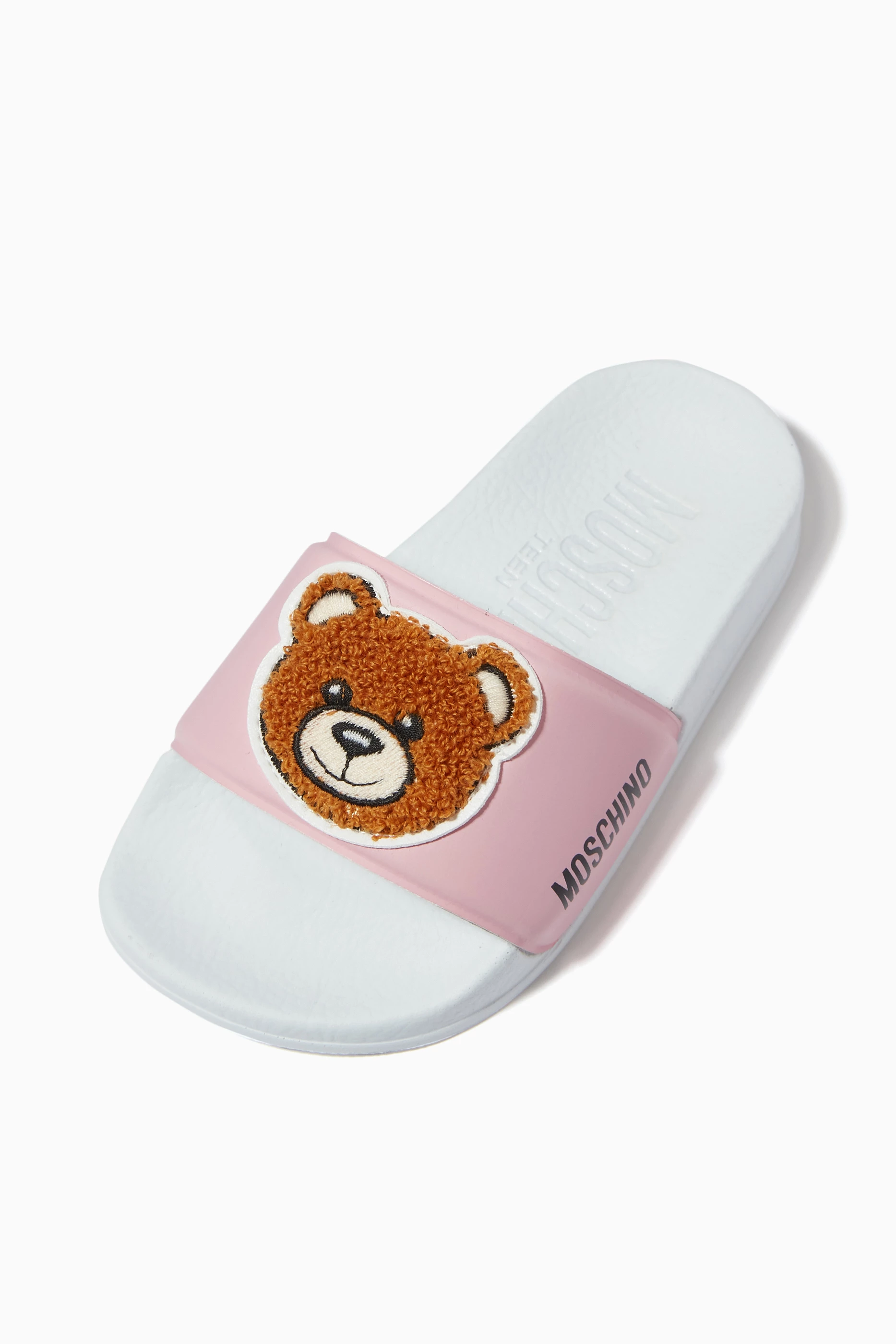 Moschino best sale girls sliders
