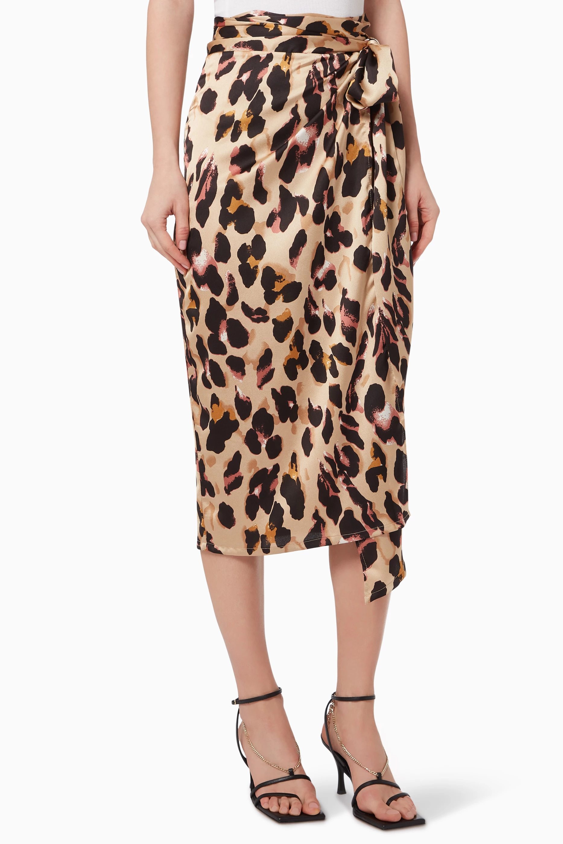 Jaspre leopard skirt outlet how to tie