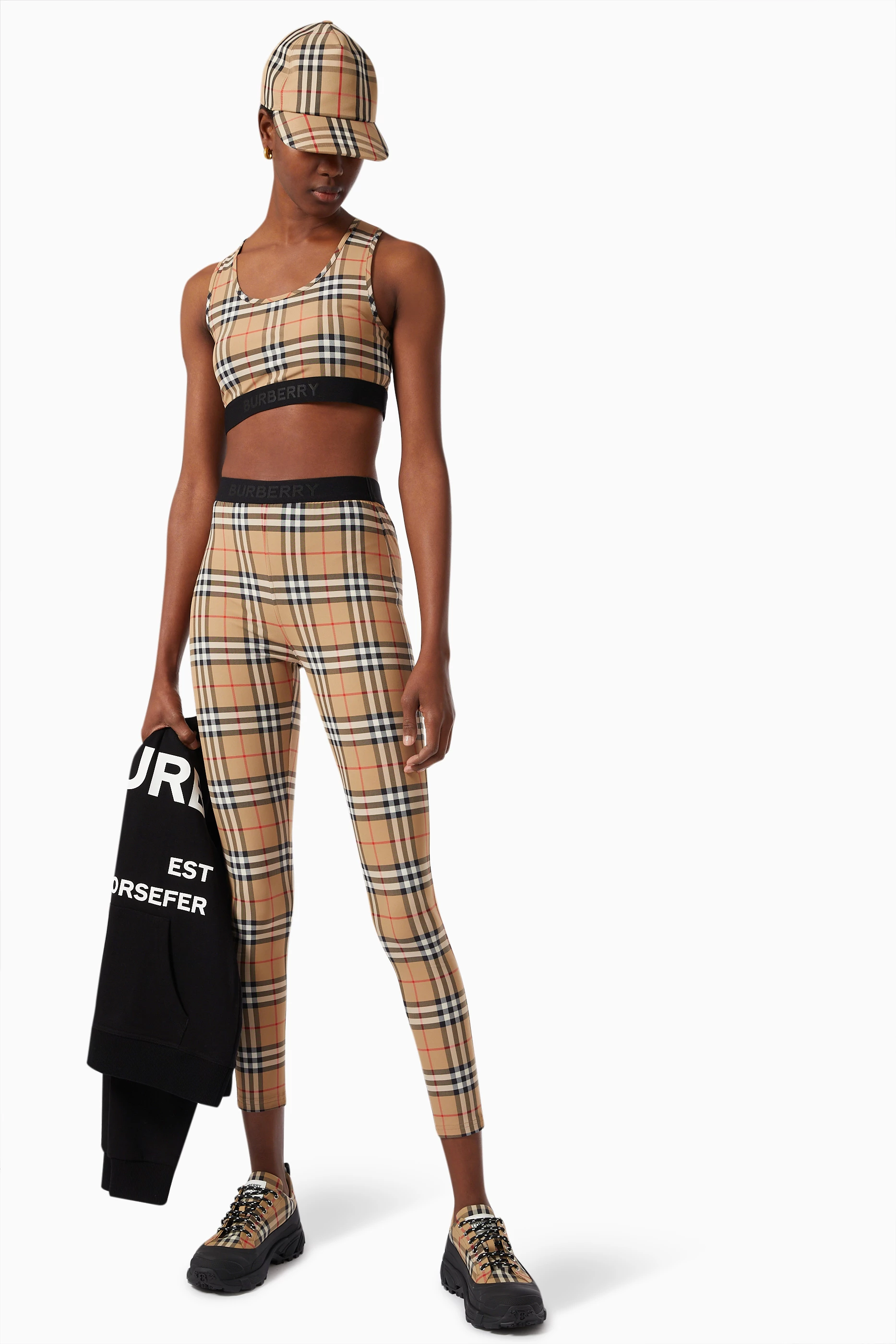 Burberry leggings and bra discount