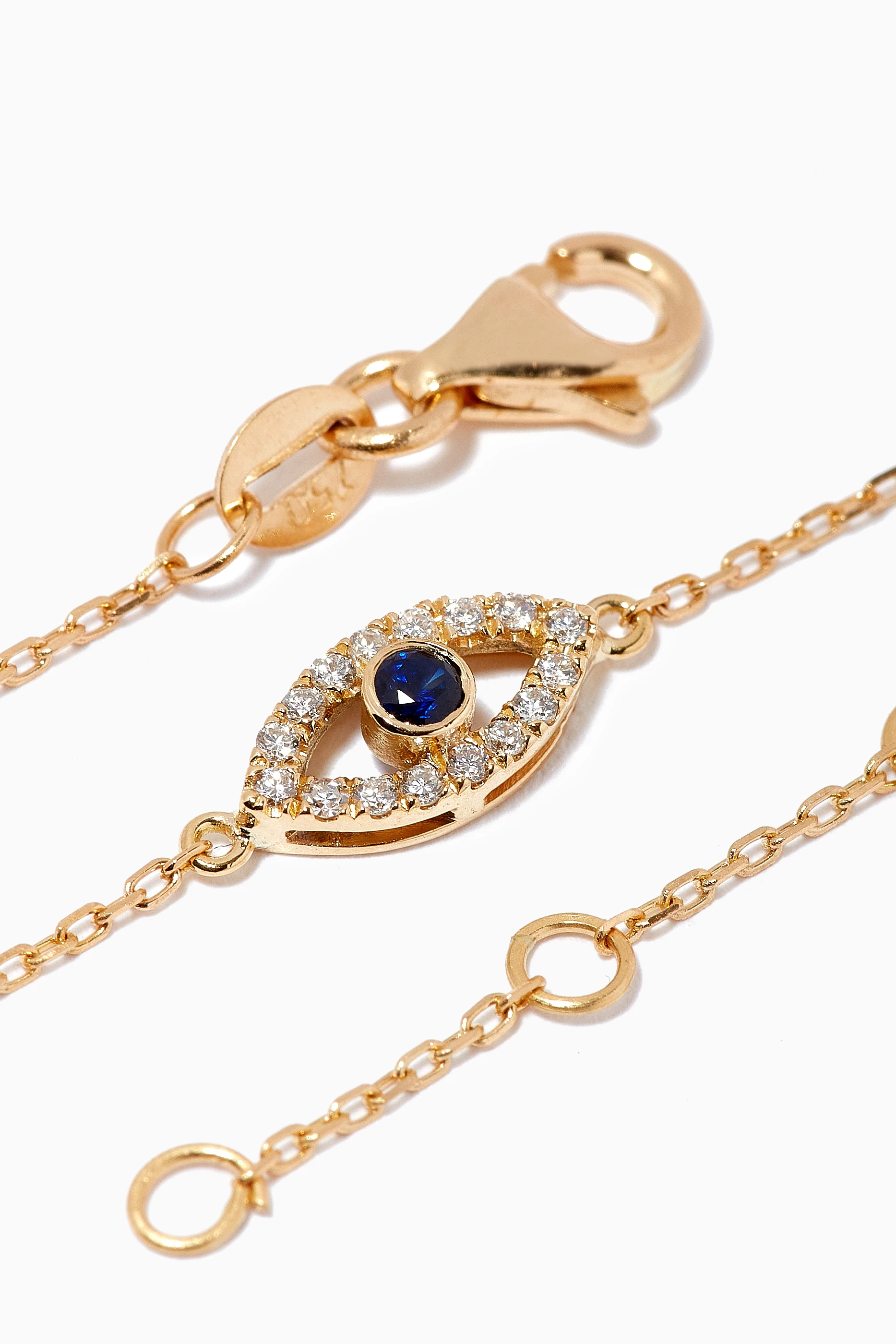 Diamond evil eye bracelets hot sale