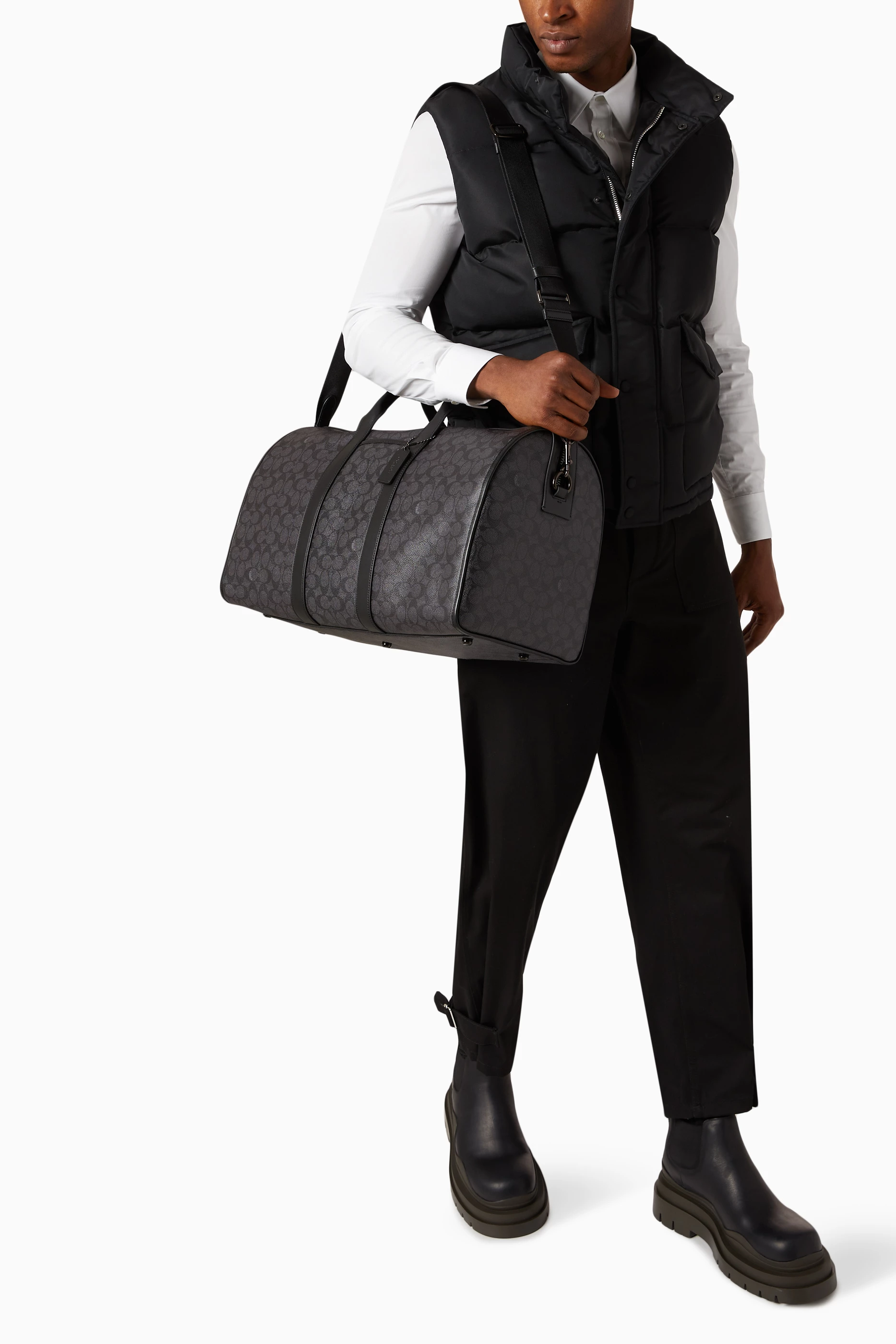 Coach men discount duffle bag