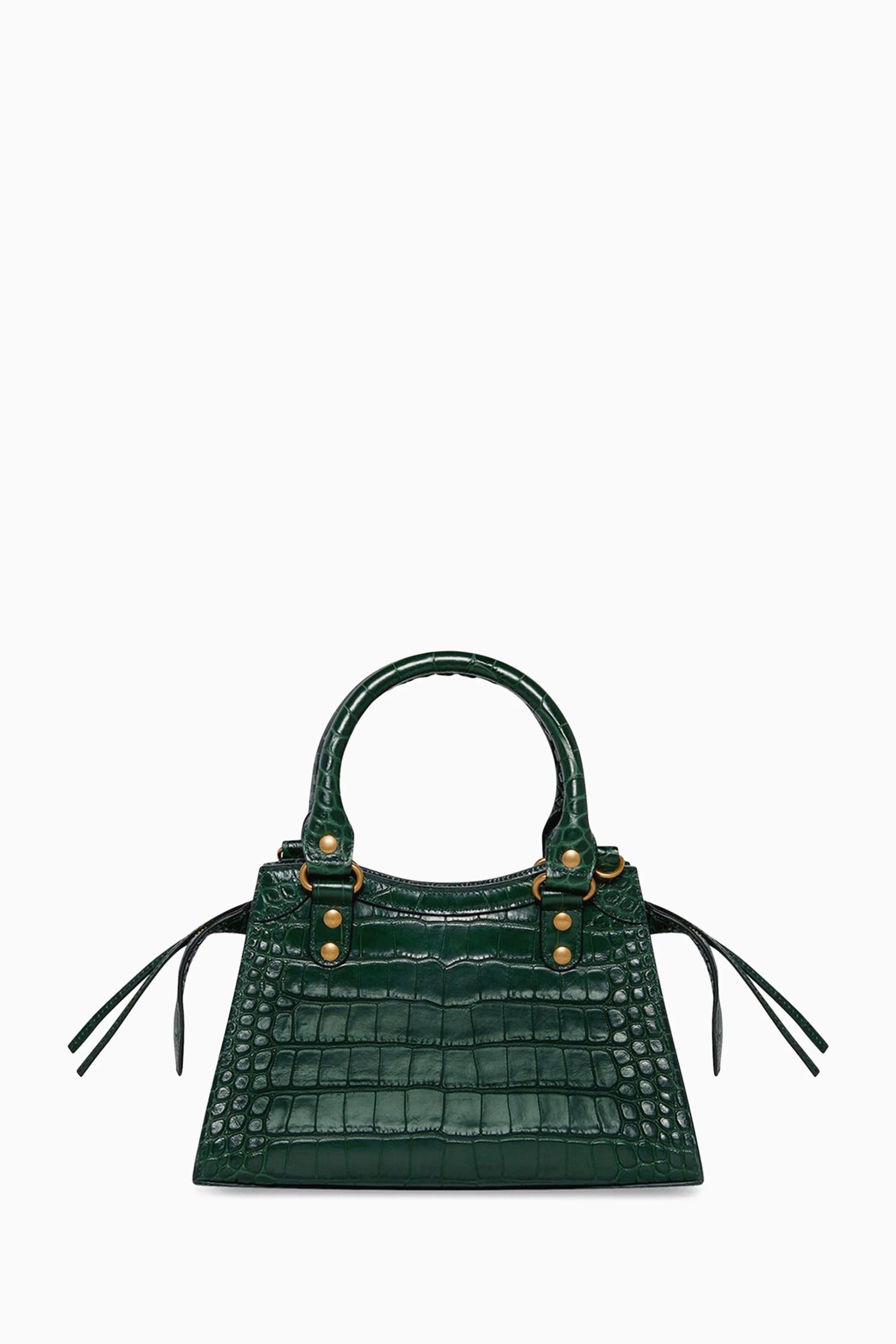 Balenciaga handbags green top