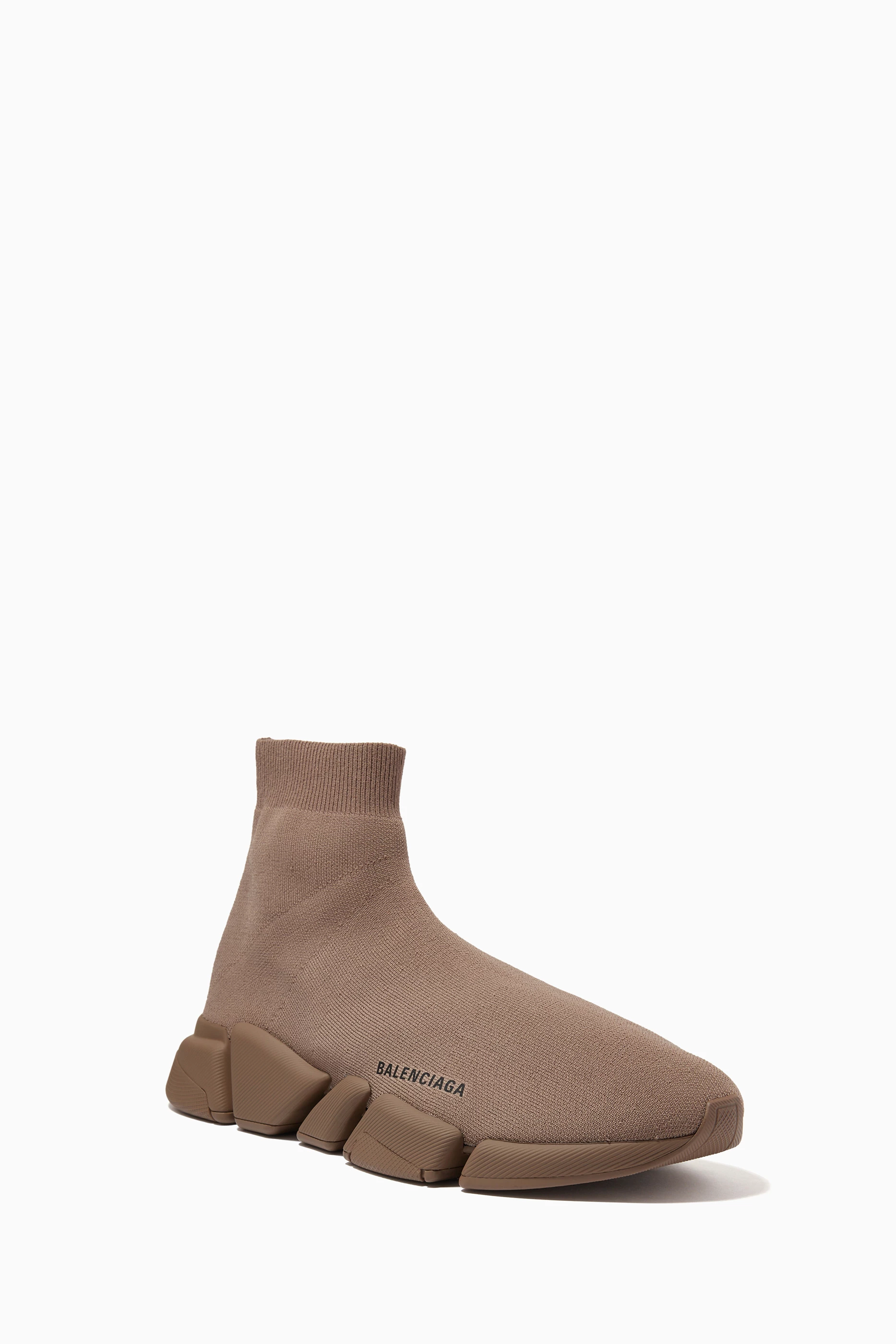 Buy Balenciaga Grey Speed 2.0 Sneakers in Recycled Knit for Men in