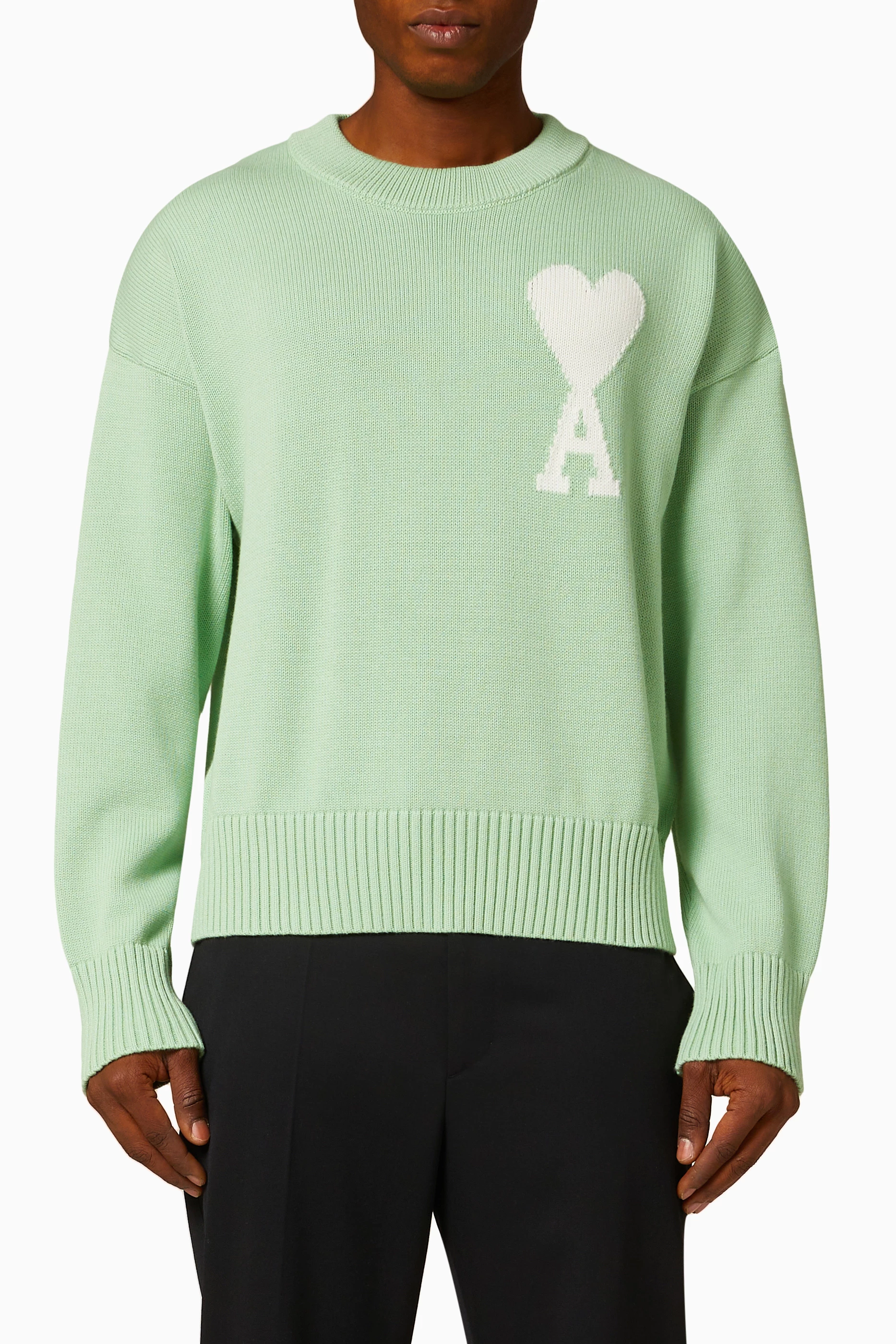 Oversized ami de coeur crewneck sweater online