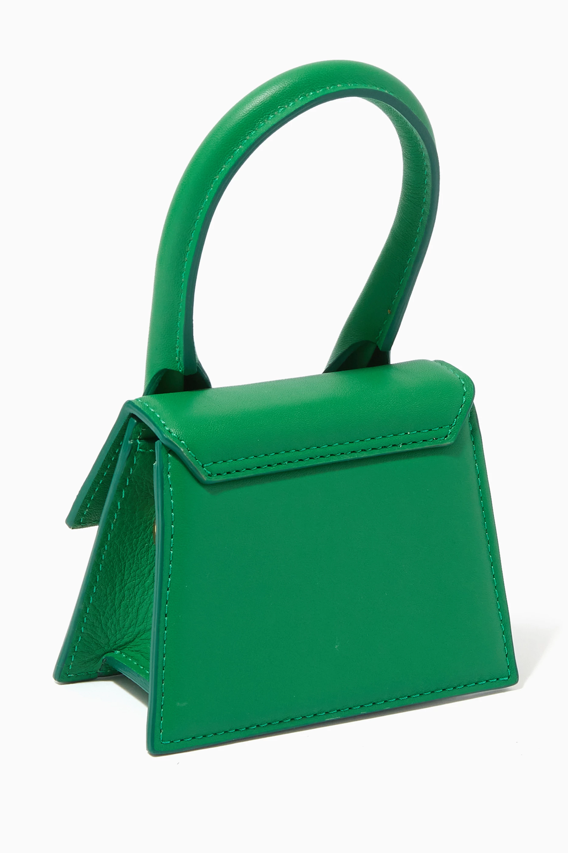 Chiquito leather handbag Jacquemus Green in Leather - 36213885