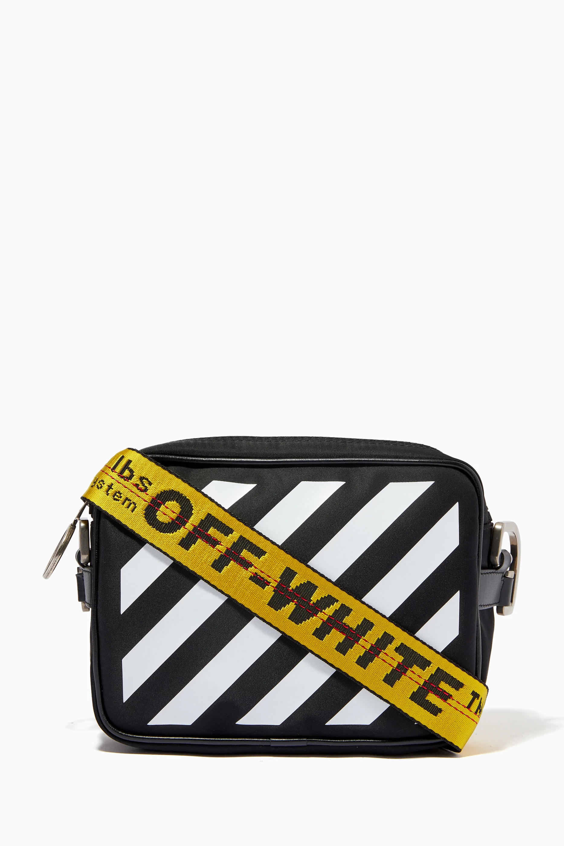 Black & 2025 white crossbody bag