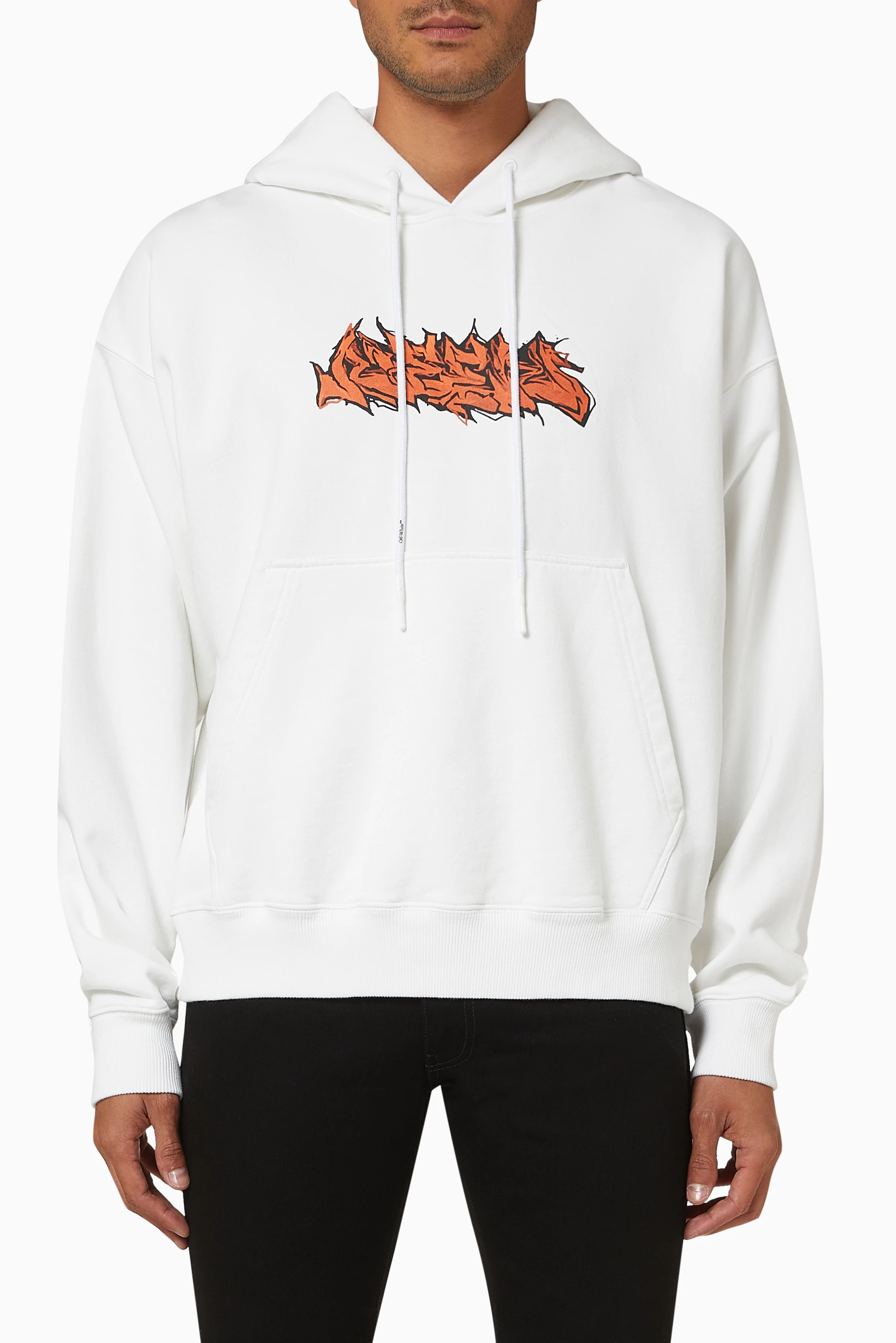 Off white store fire hoodie