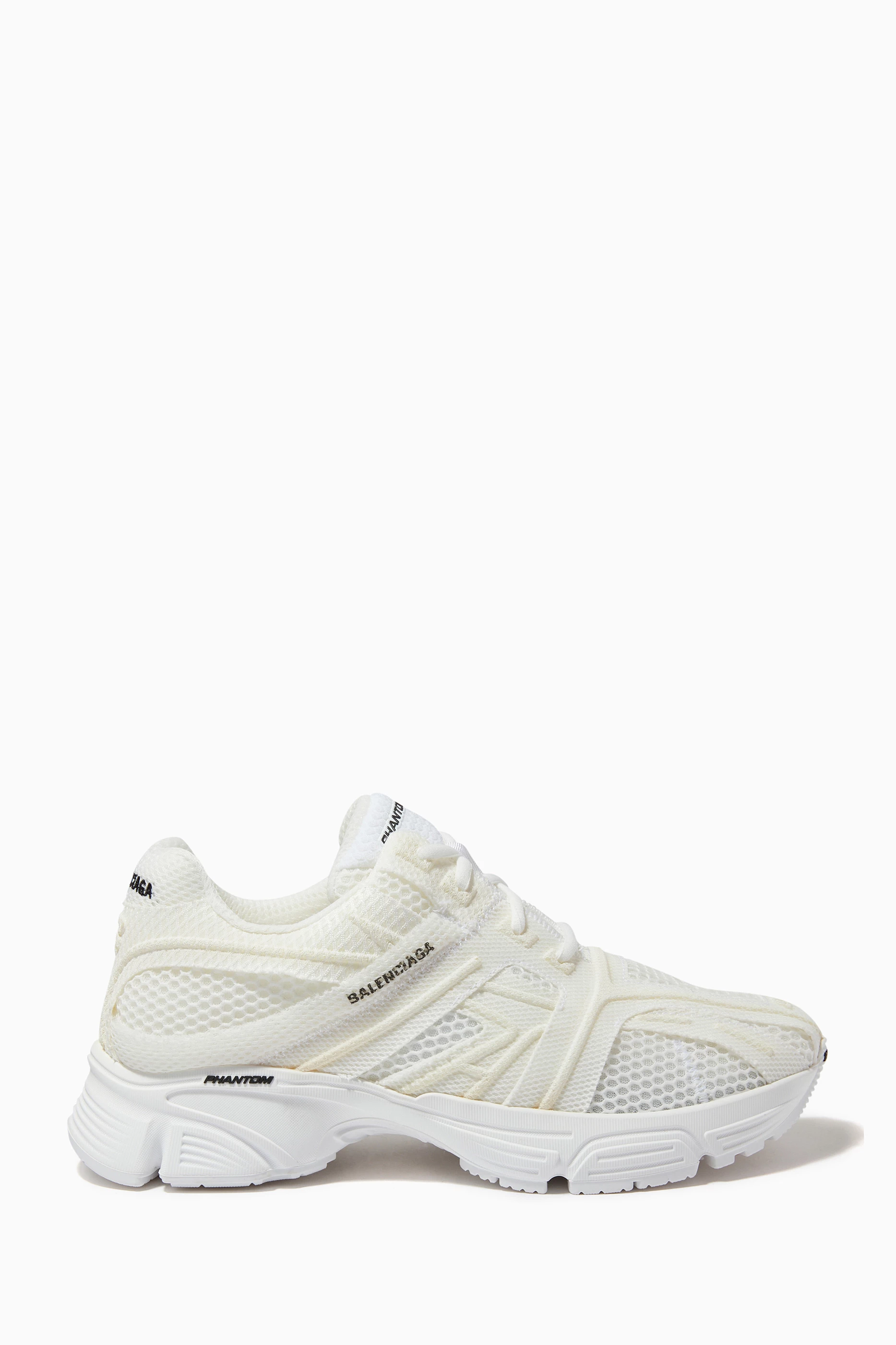 Buy Balenciaga White Phantom Sneakers in Mesh for Women in UAE