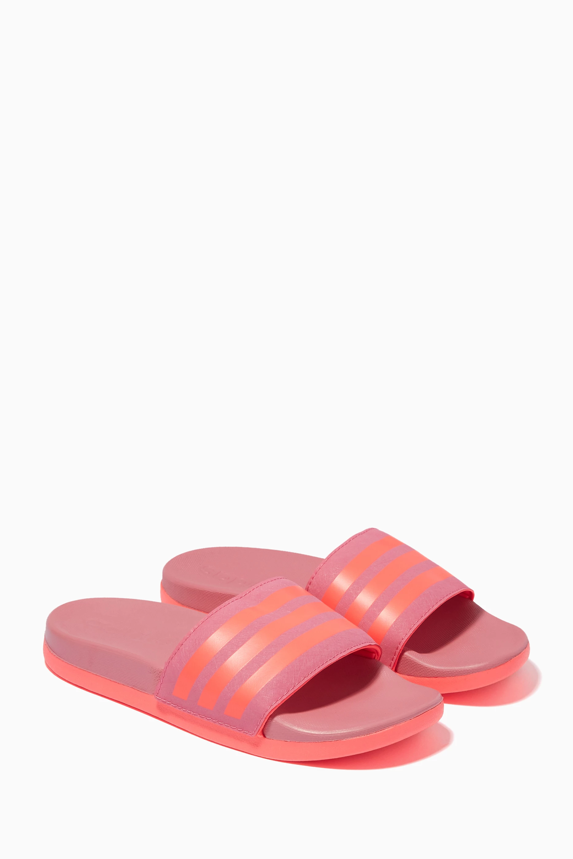Adidas adilette cloudfoam store pink