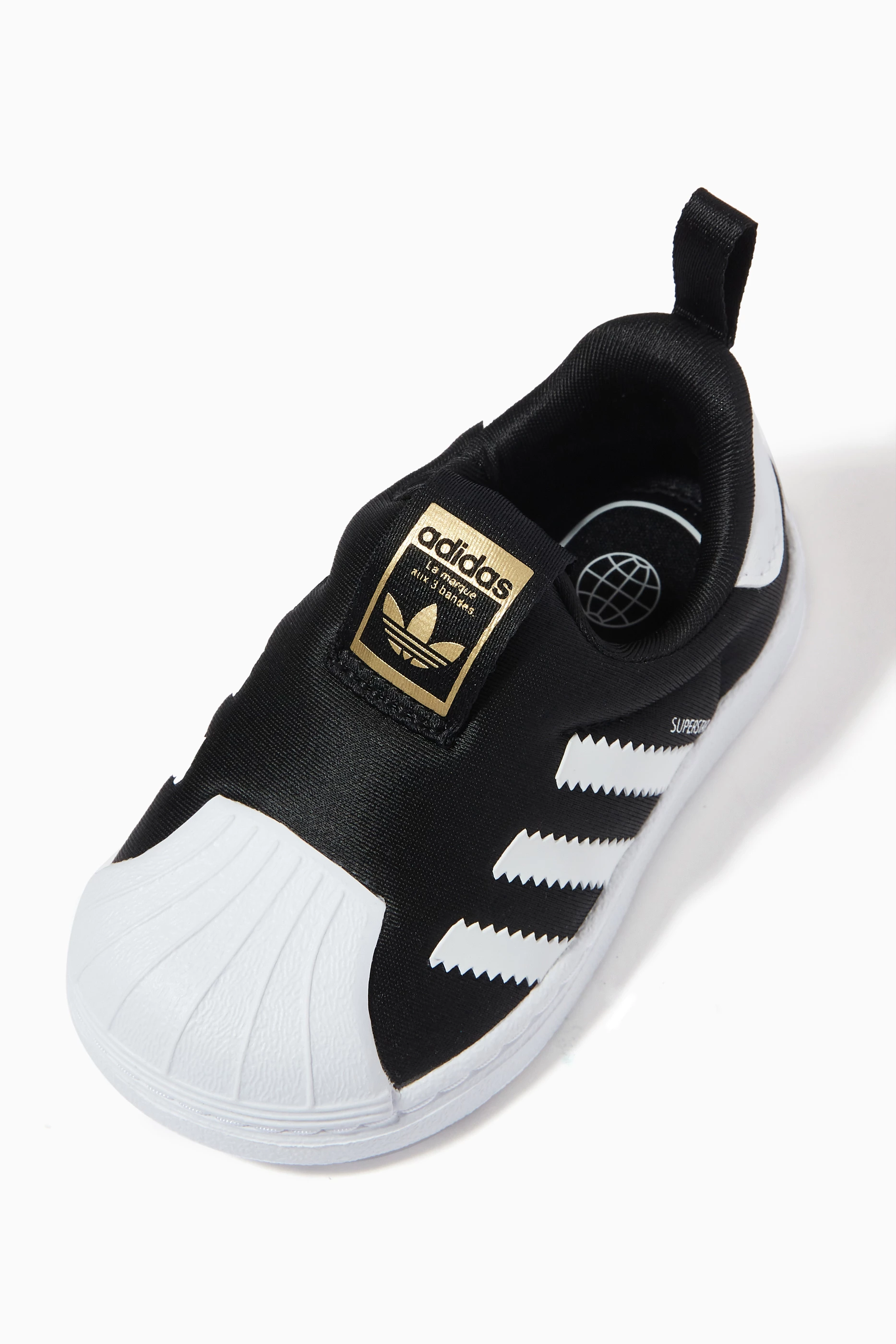 Buy adidas Black Superstar 360 Sneakers in Textile for Boys in UAE
